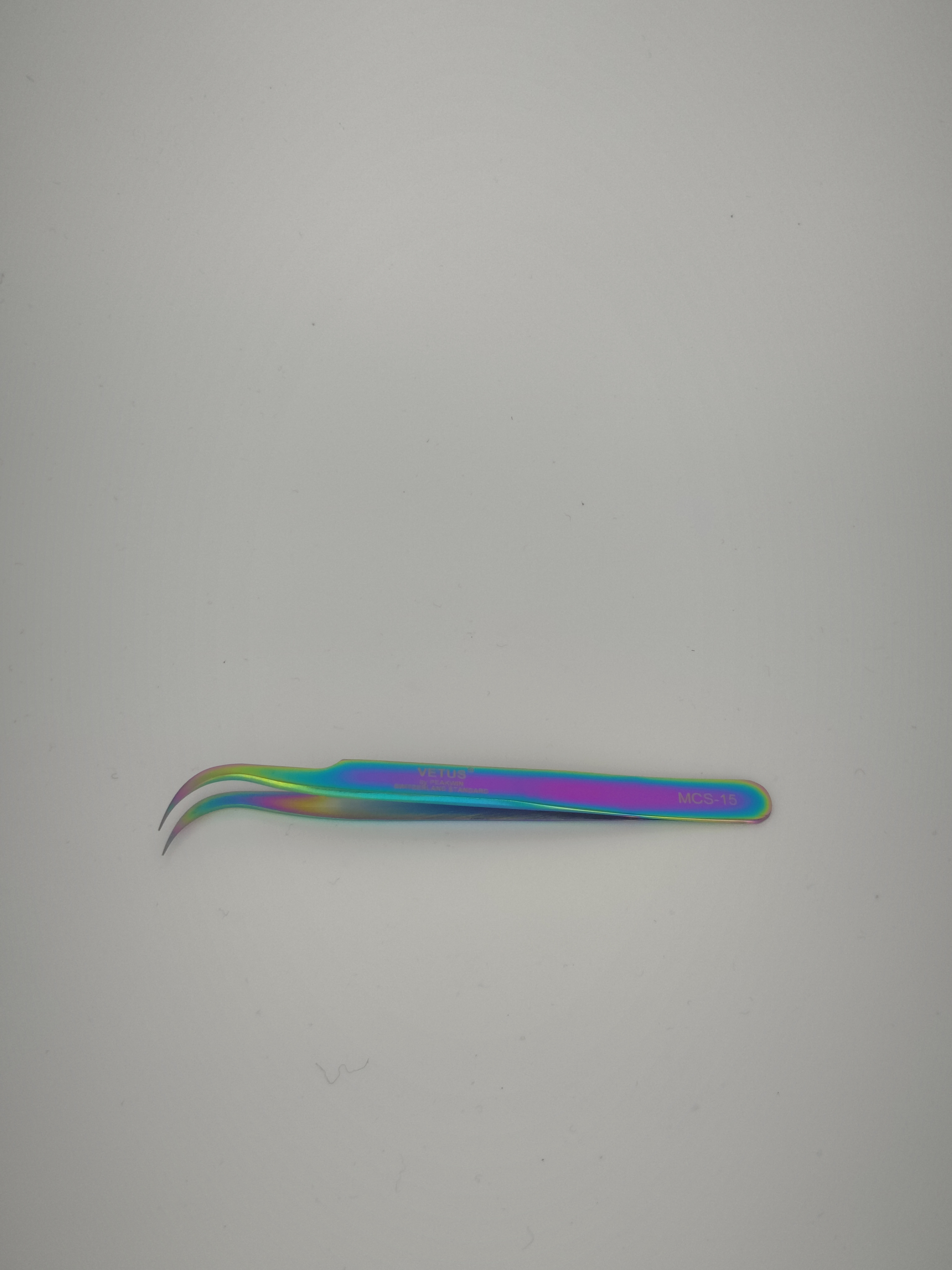 假睫毛镊子 美睫师嫁接睫毛夹 彩钛夹 美睫镊子 VETUS不锈钢镊子 MCS系列细节图