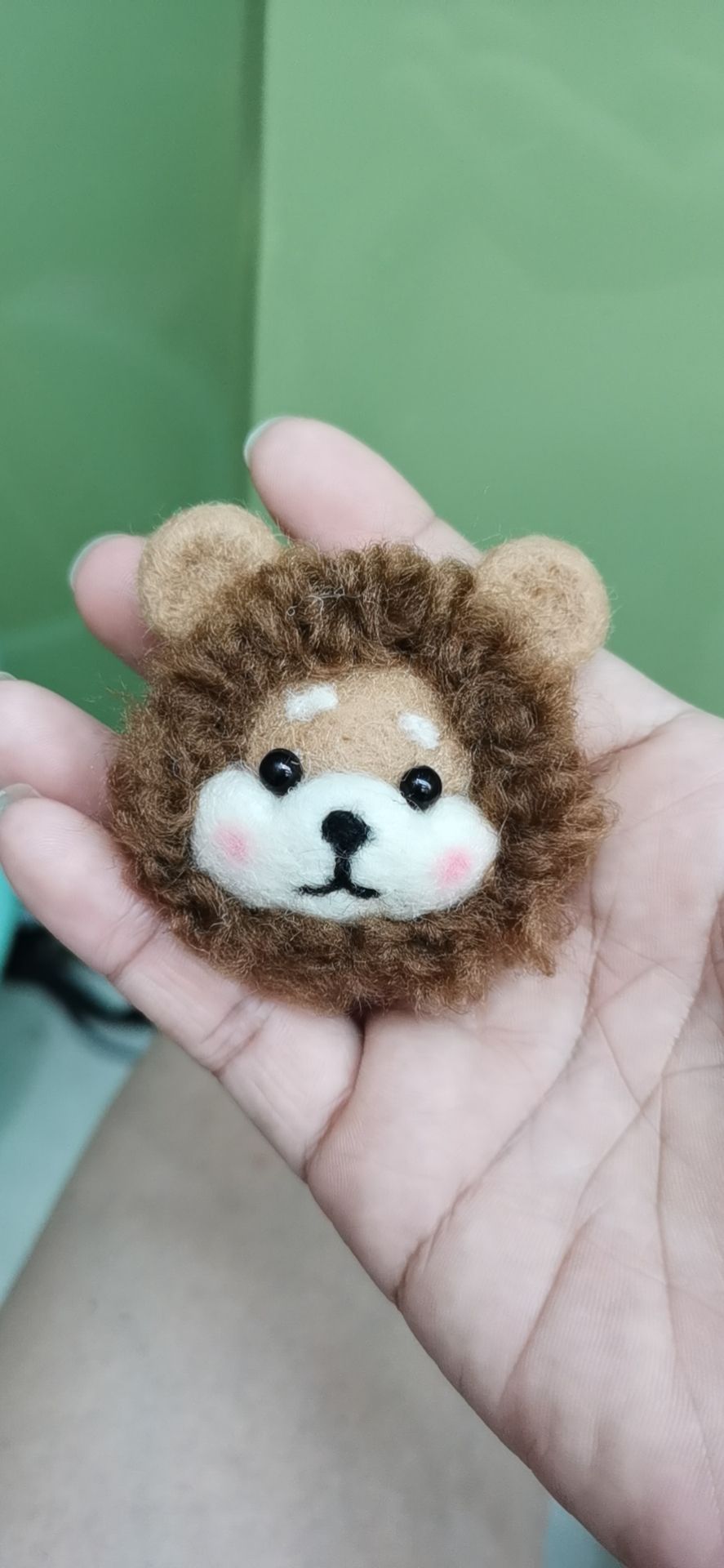 羊毛毡成品戳戳乐饰品配件服装辅料可爱柴犬狮子