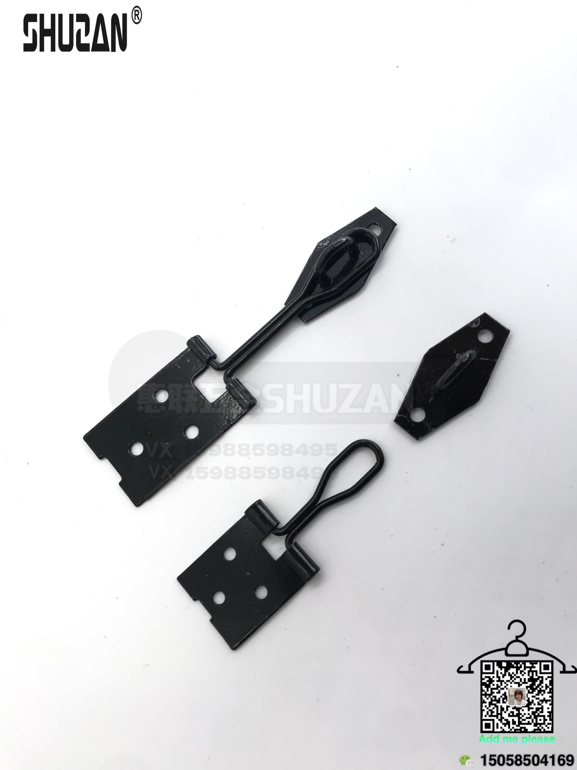 Shuzan single-lock lock plates, sturdy lock plates, various specifications, black lock plates exclusively for export Application Scenario