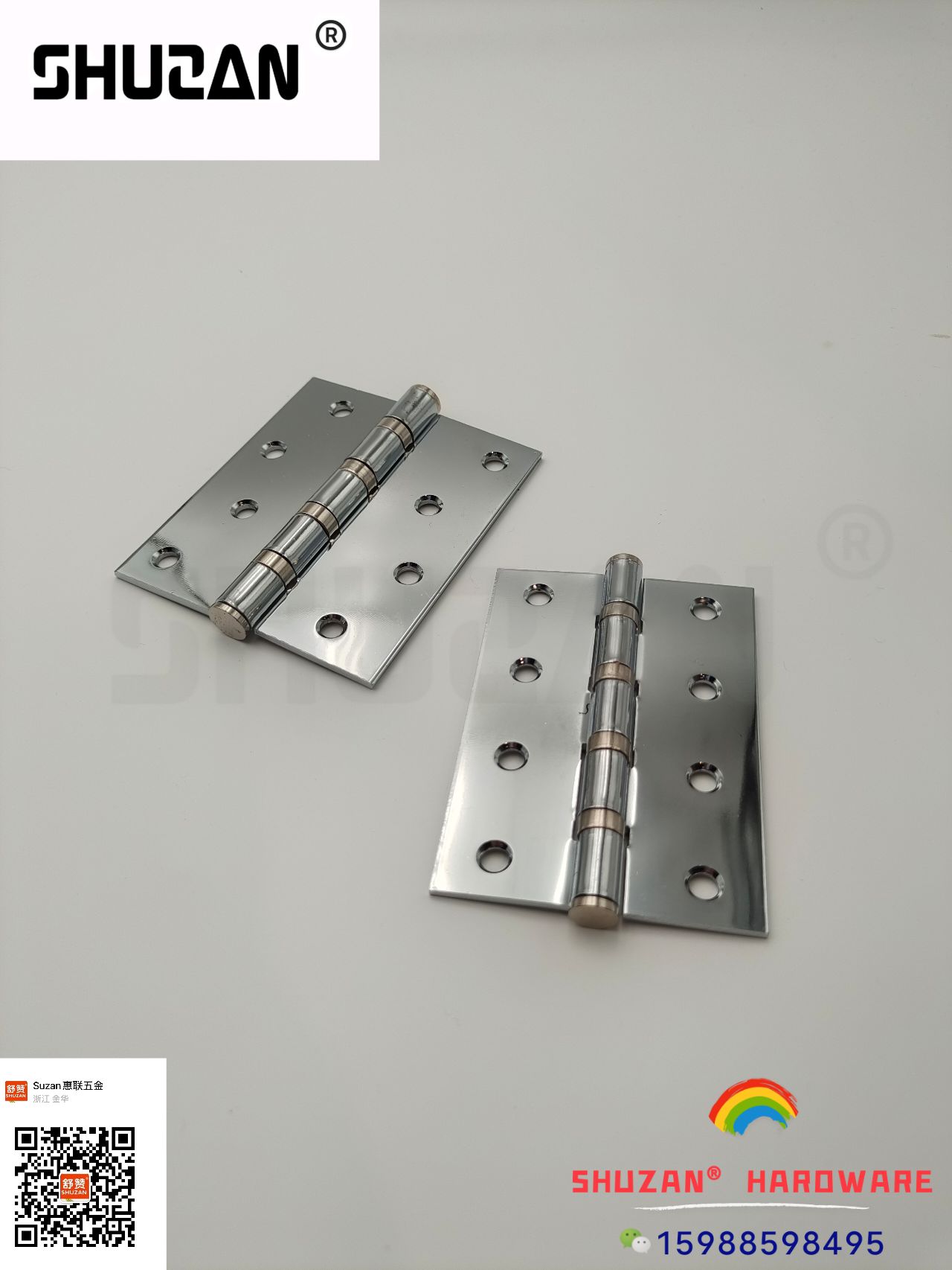 Shouzan metal bisagra plata estilo varias especificaciones flexible abierto y cerrado alta calidad fuerte y duradero Specification image