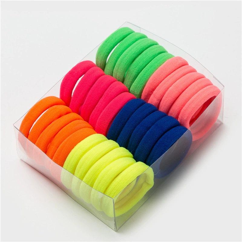Seamless rubber band headwear, hair tie, hair band, Korean high-elasticity hair tie, black hair accessory Application Scenario