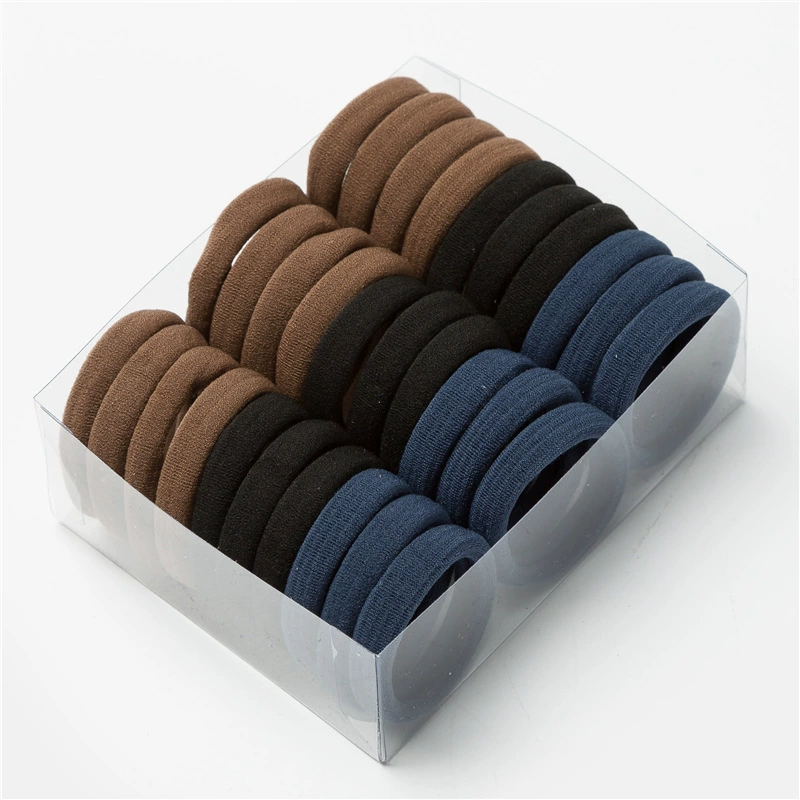 Seamless rubber band headwear, hair tie, hair band, Korean high-elasticity hair tie, black hair accessory details Picture