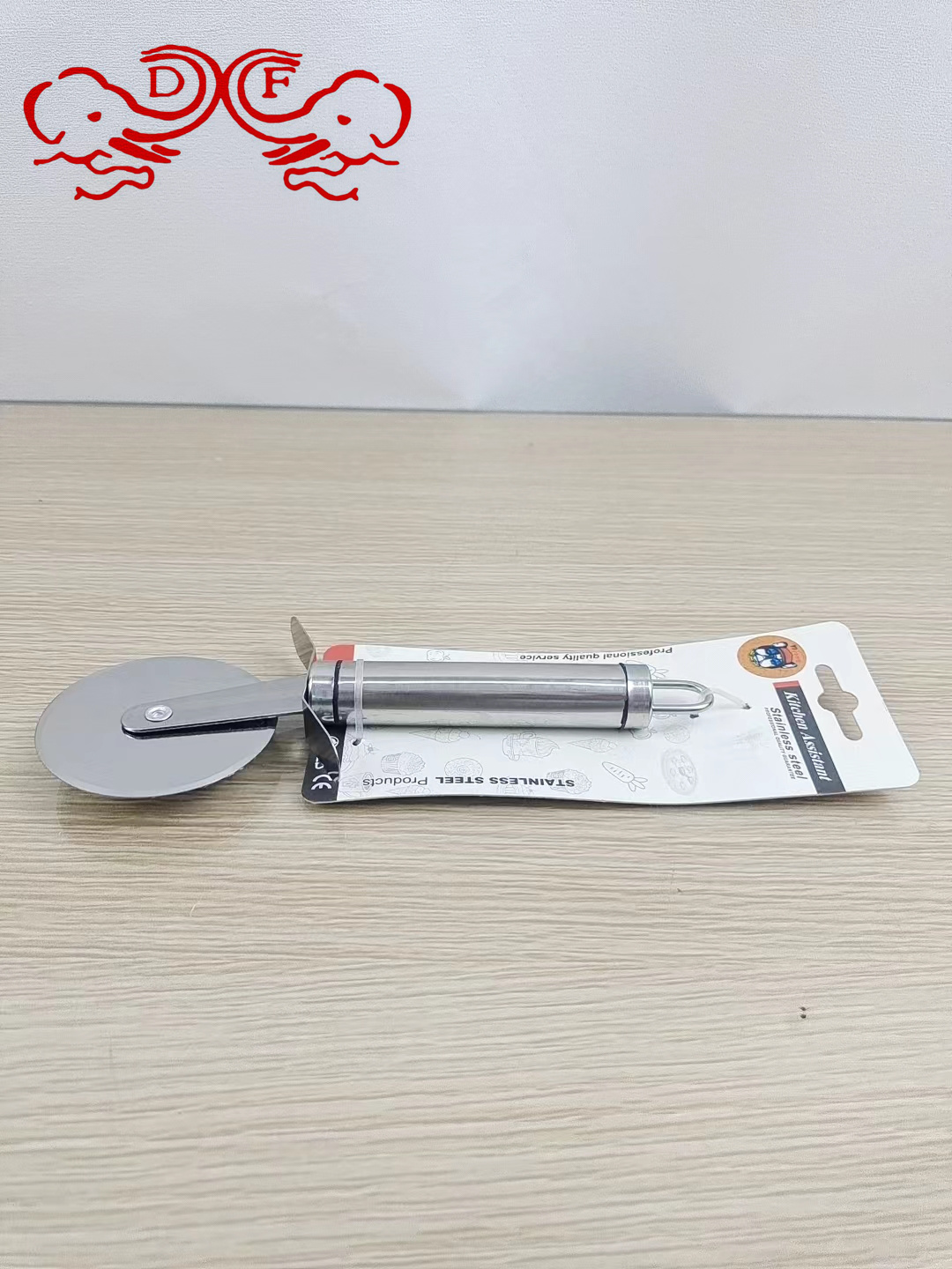 DF99639 stainless steel cheese knife, fruit spatula, mixing spoon, cooking spatula, ice spatula, semi-circular clamp, DF Trading house Specification image