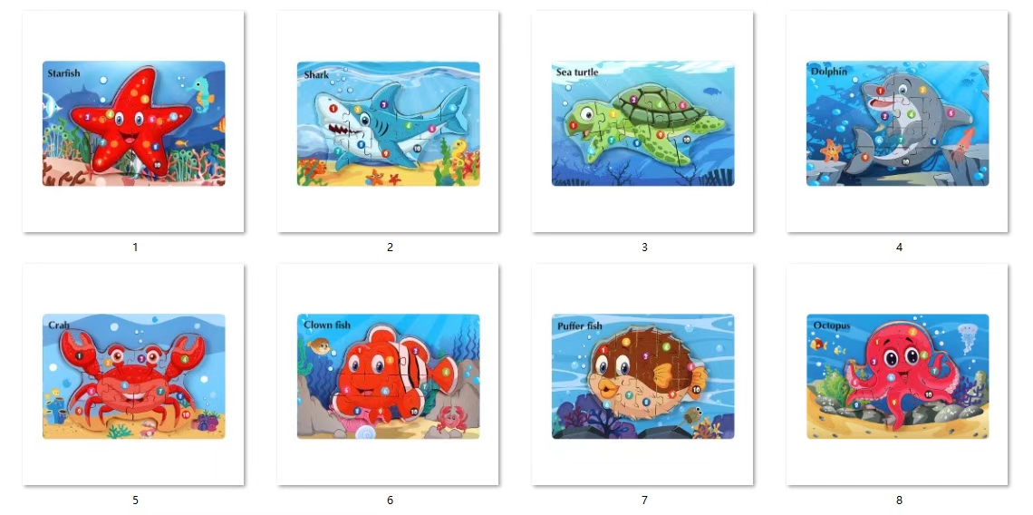 木制 字母 数字 卡通 俄文 阿文 越南文 格鲁吉亚文 外贸款详情图19