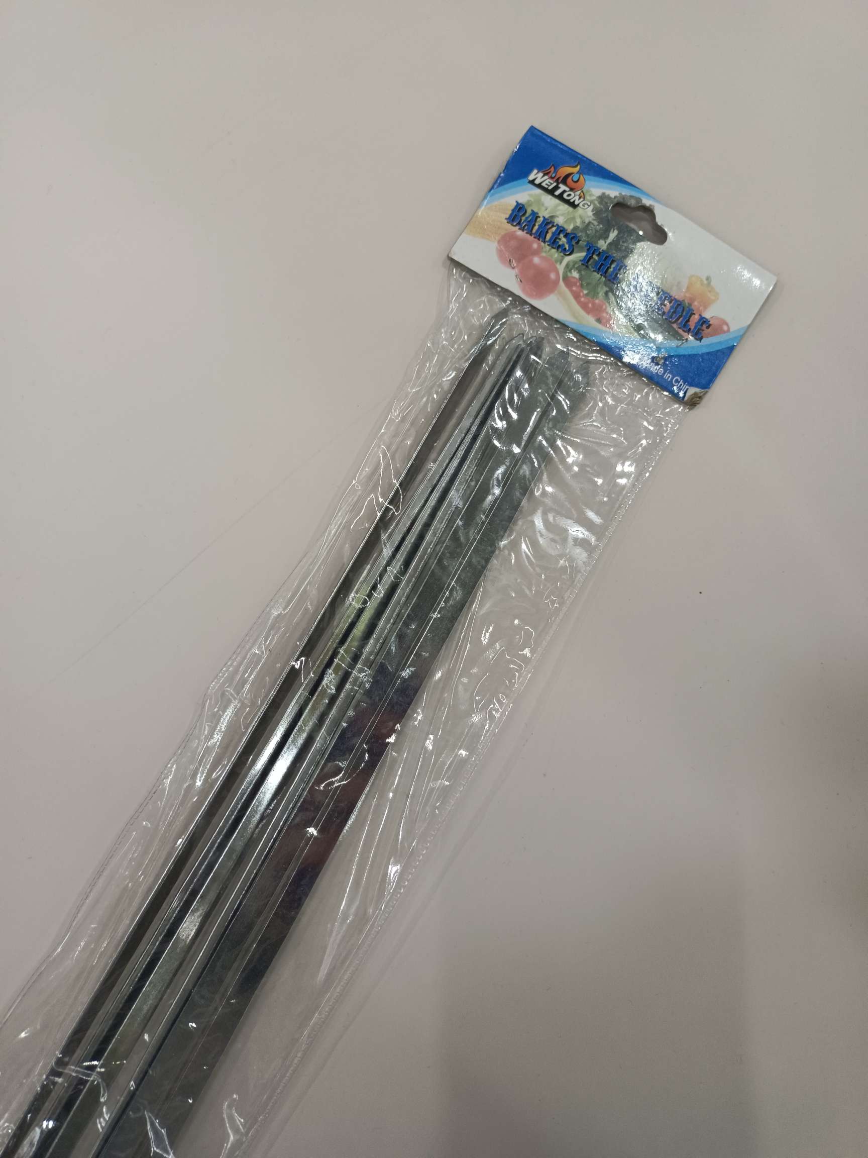 九字型扁针/烧烤针/烧烤签串肉细节图