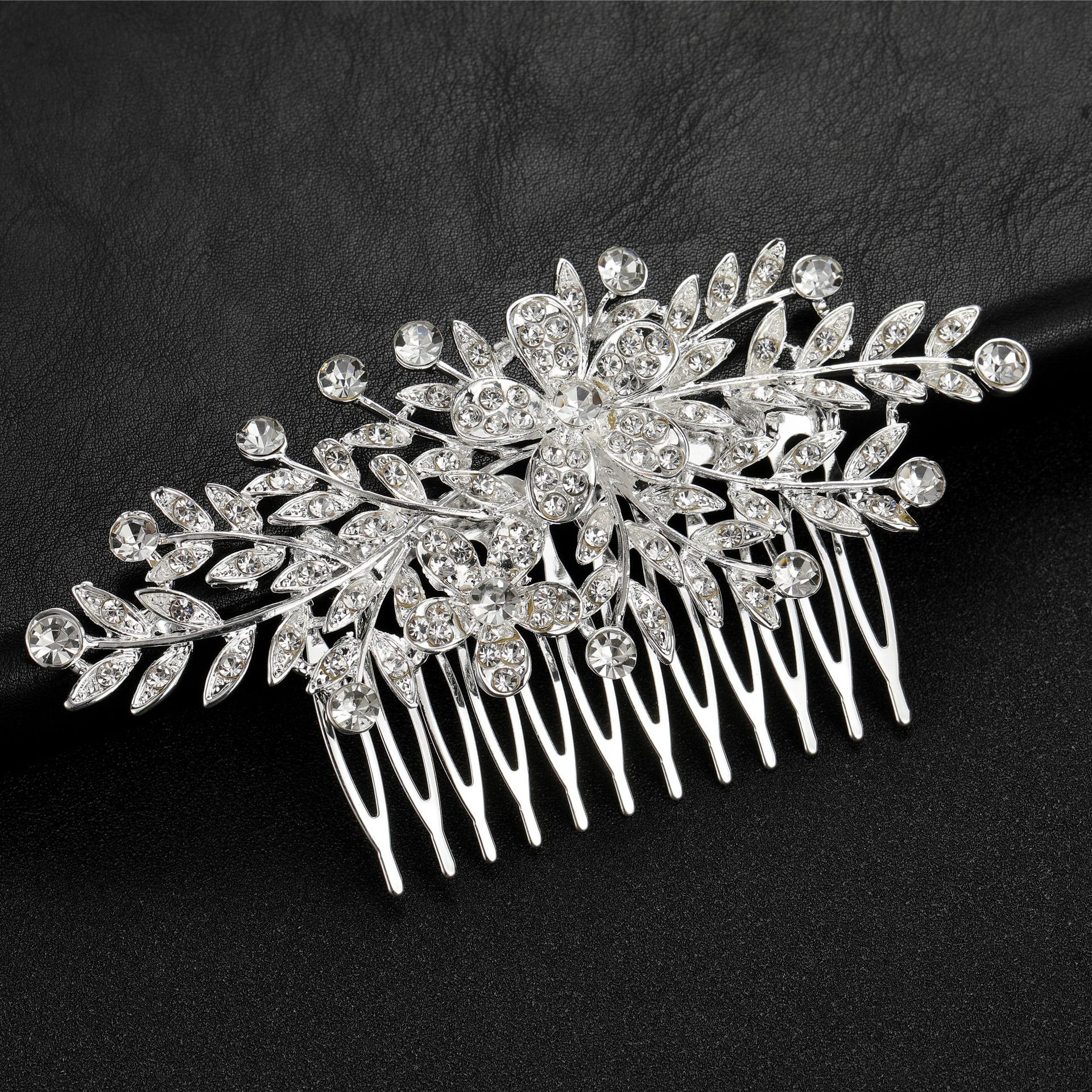 European and American bride's headwear and rhinestone hair accessory set