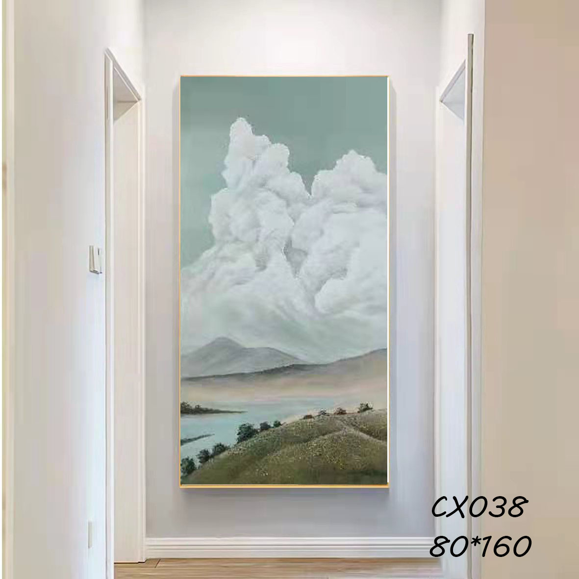 Modern Simple Hotel Decorative Painting Specification drawing