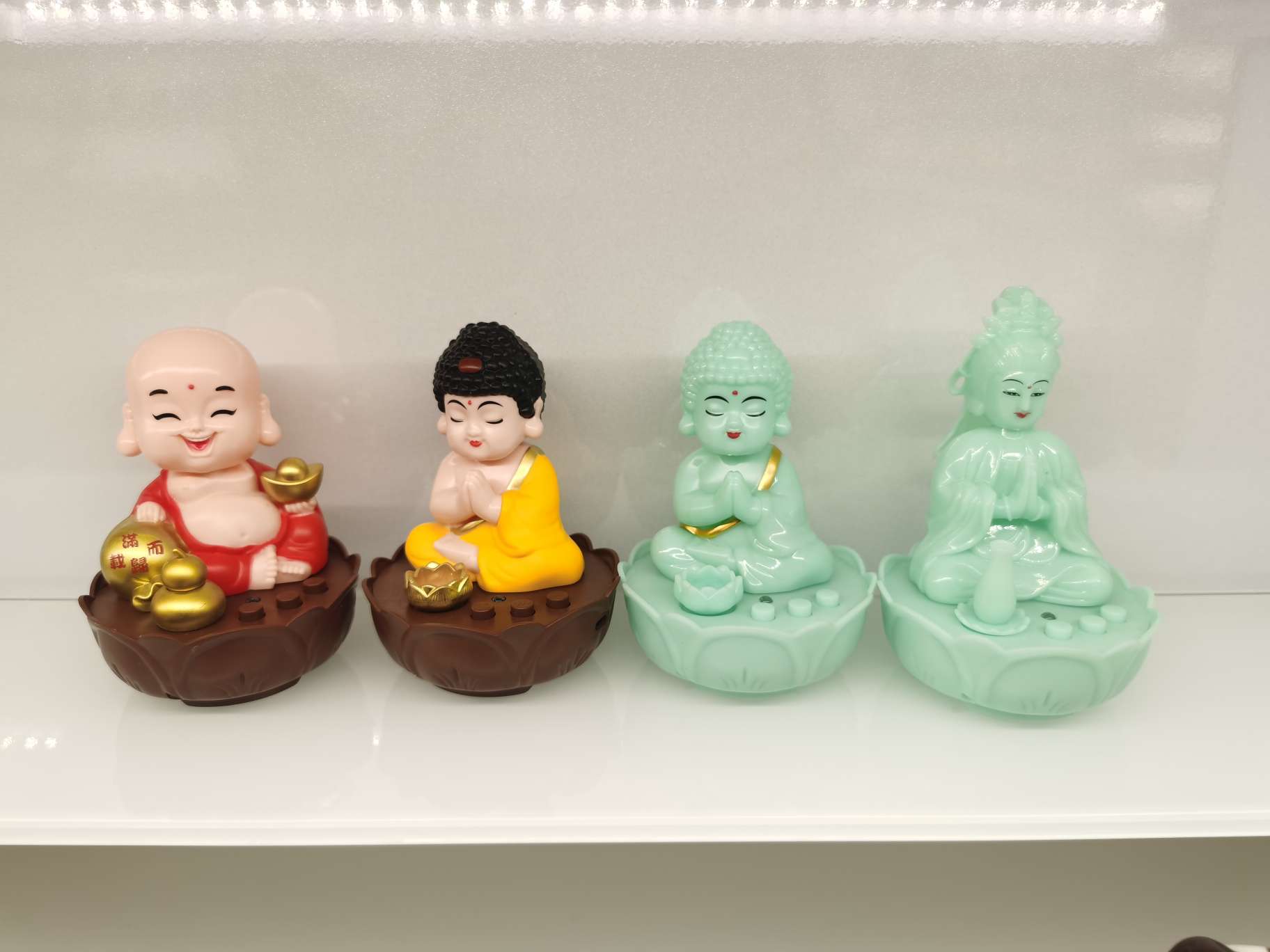 Little musical monk, Buddha details Picture