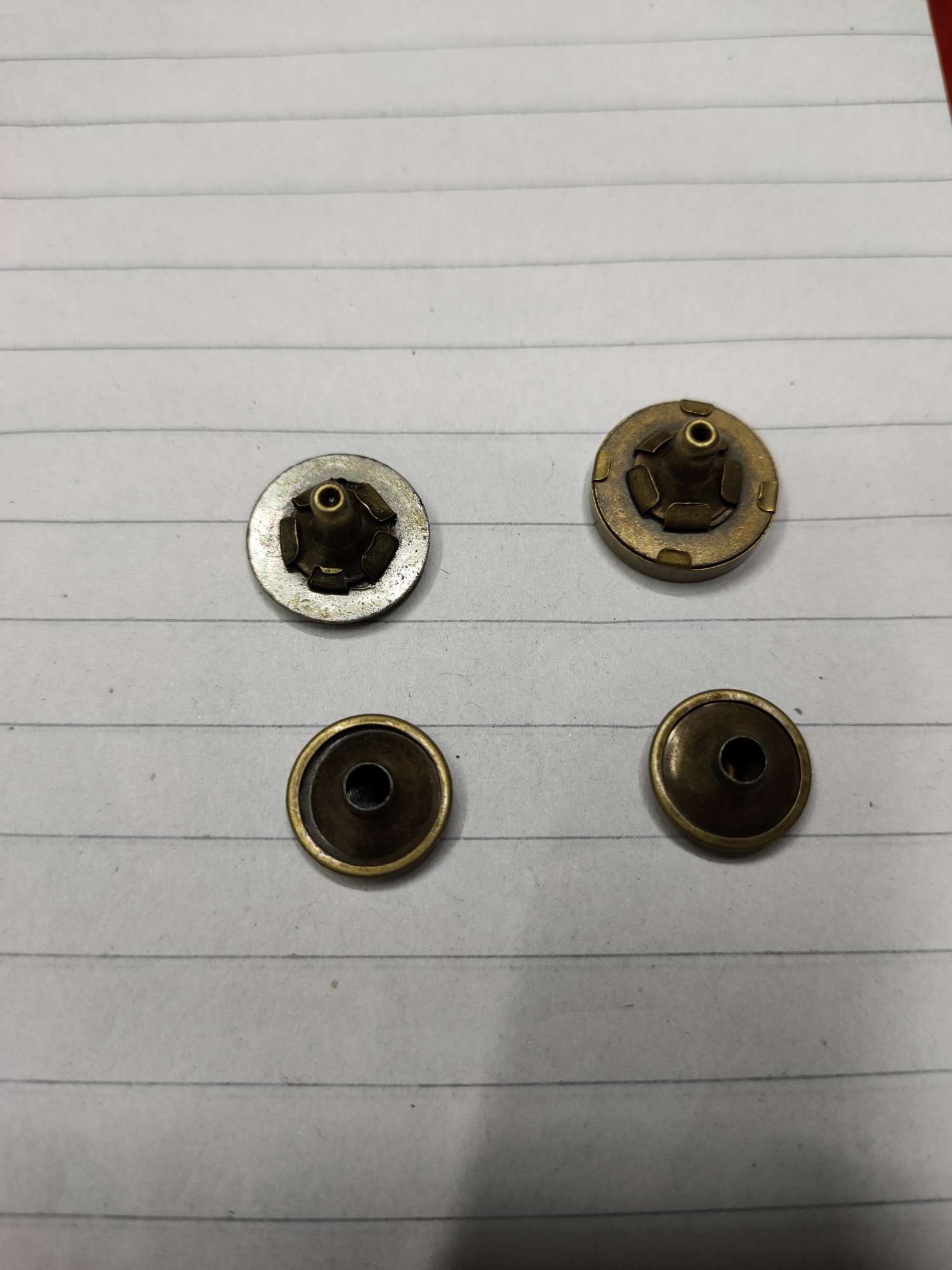 1.5mm1.7mm1.2mm金属四合扣暗扣现货出售详情图2