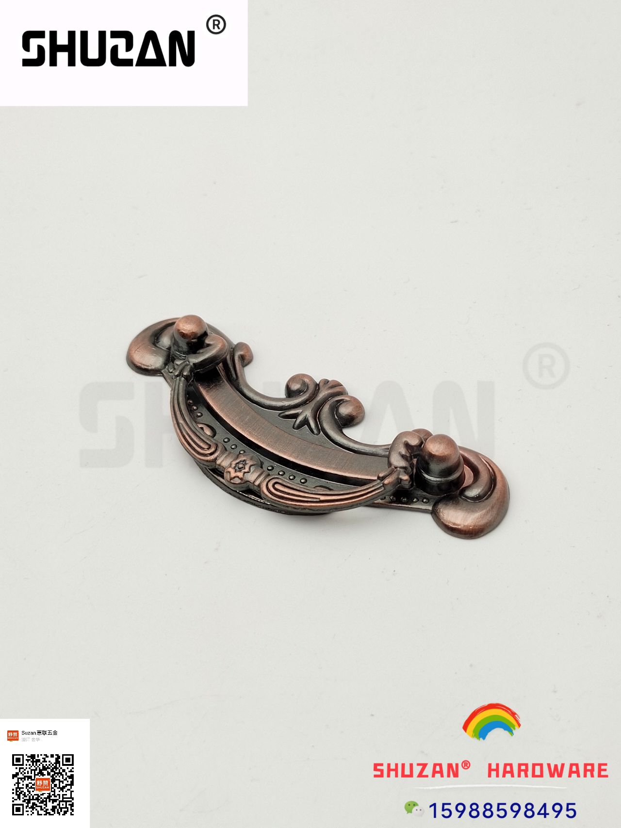 The retro cabinet door handle is exquisite, sturdy and durable, and easy to install Specification image