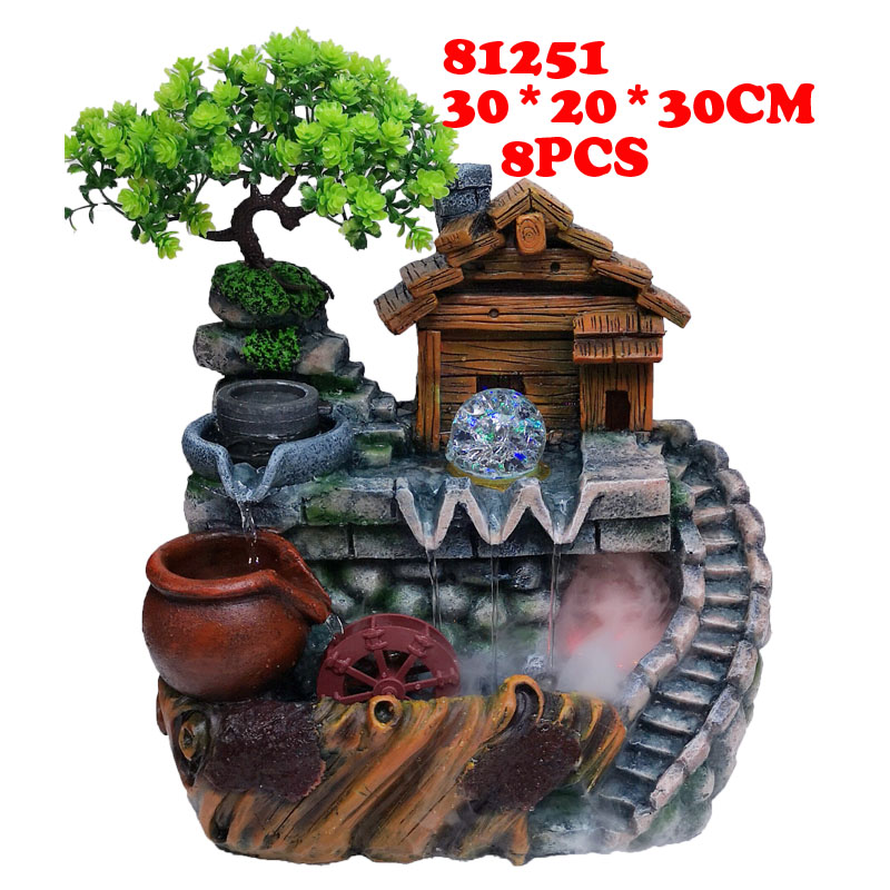 流水摆件实物图