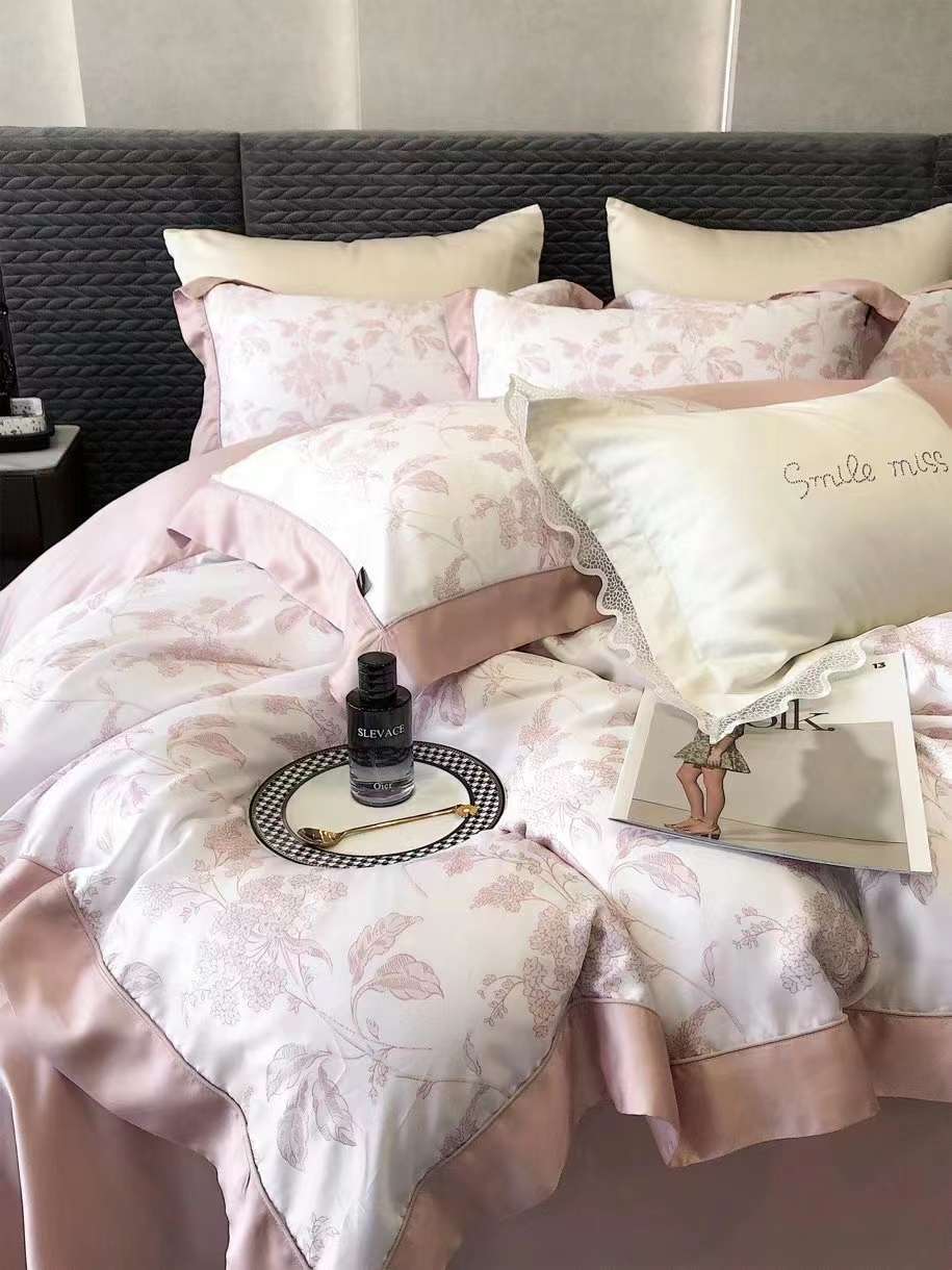 A set of four pieces with 120-piece sky silk printing patterns Specification image