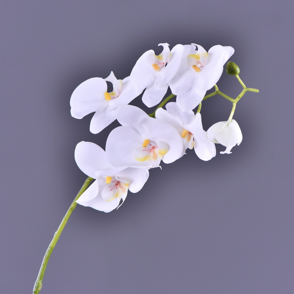 Lanjin Phalaenopsis artificial Flower Set, wholesale Home living room, indoor TV cabinet, artificial flower potted plant decoration, flower arrangement, 7-head artificial flower, wedding arrangement, high-end floral art, orchid, wedding decoration, silk flower Item Picture