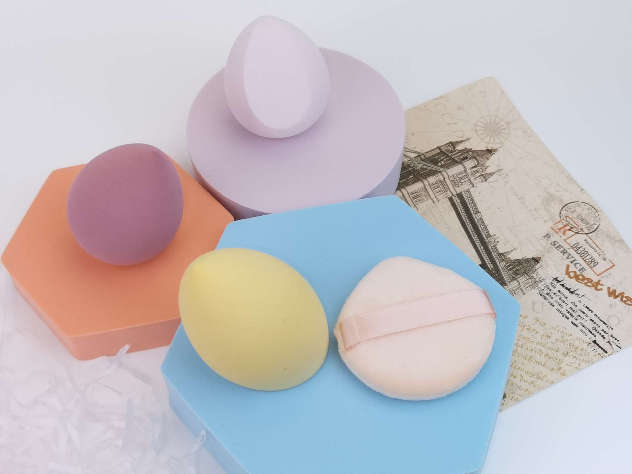 Four sets of PVC3+1 cushion beauty eggs pic 6