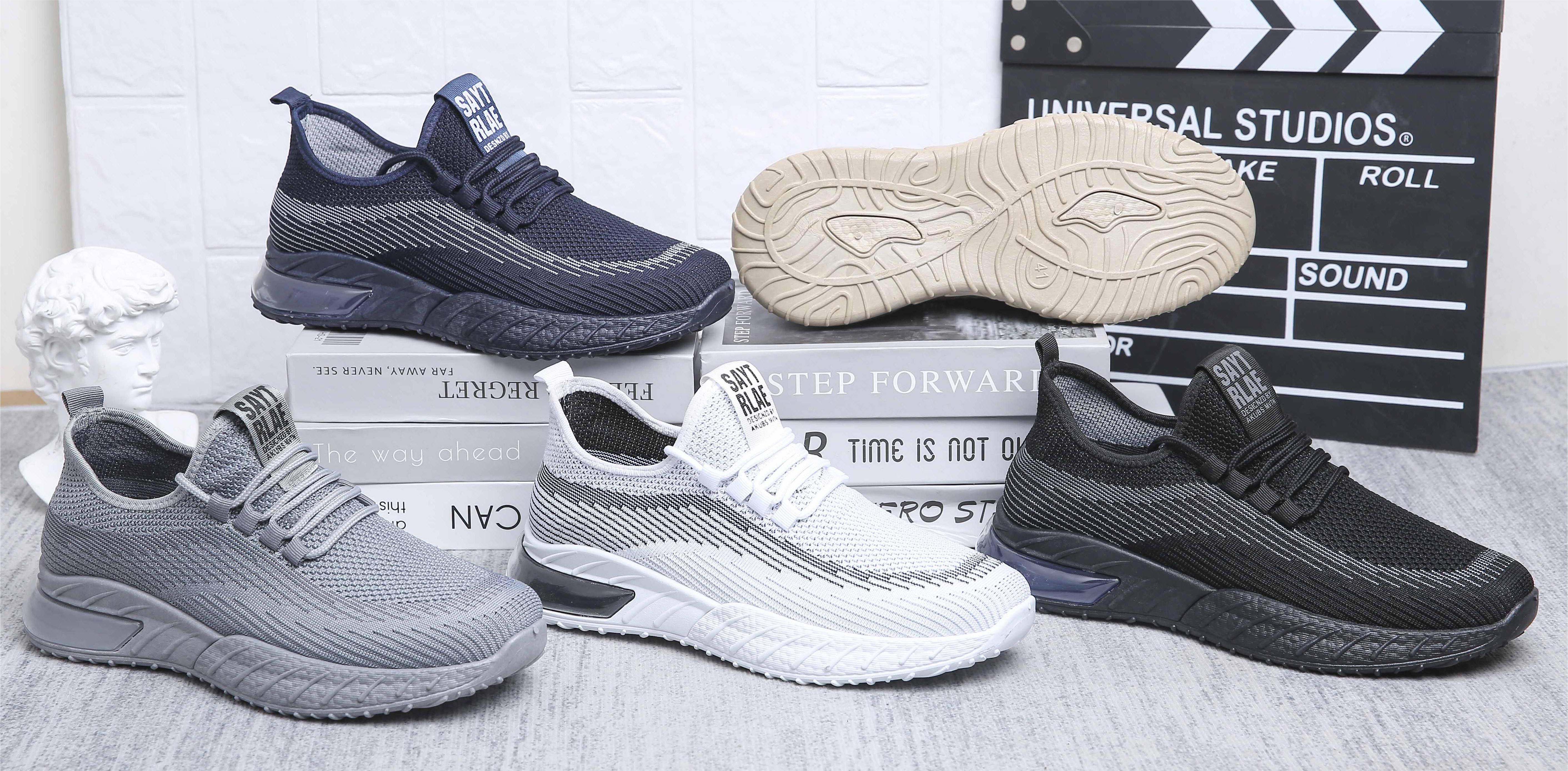 新款外贸男款夏季气垫跑步潮鞋休闲运动鞋批发男士men sneakers