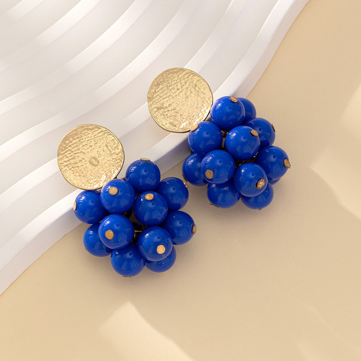 外贸热销新品耳饰 欧美时尚大牌手工串珠耳环厂家货源