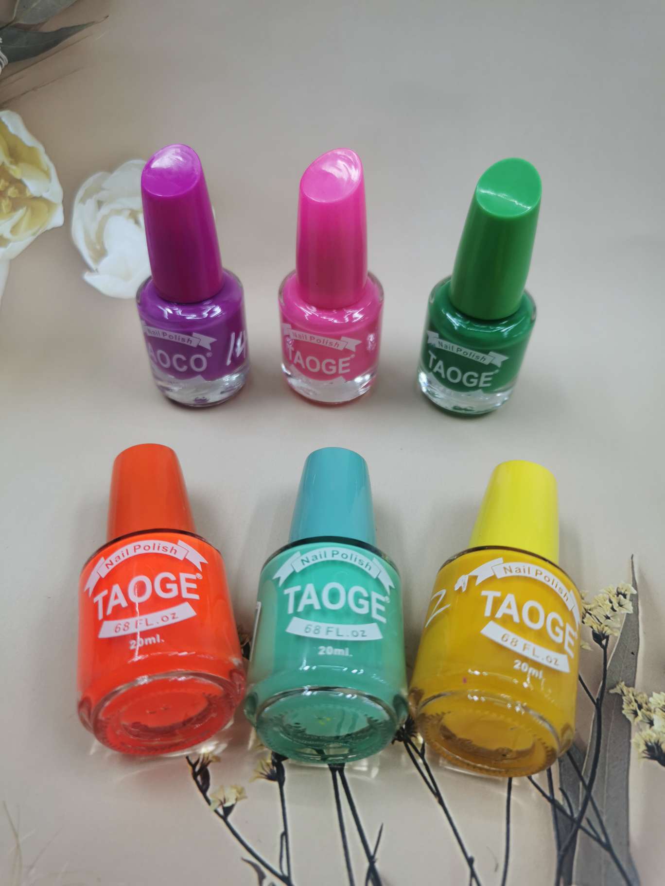 Colored Candy Cover Oil-Based Nail Polish With Foreign Trade Nail Polish Glue Item Picture