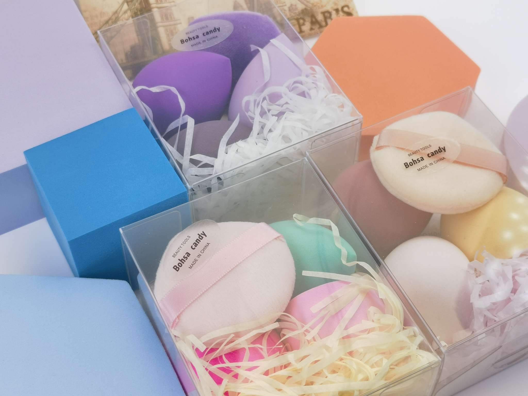 Four sets of PVC3+1 cushion beauty eggs pic 3