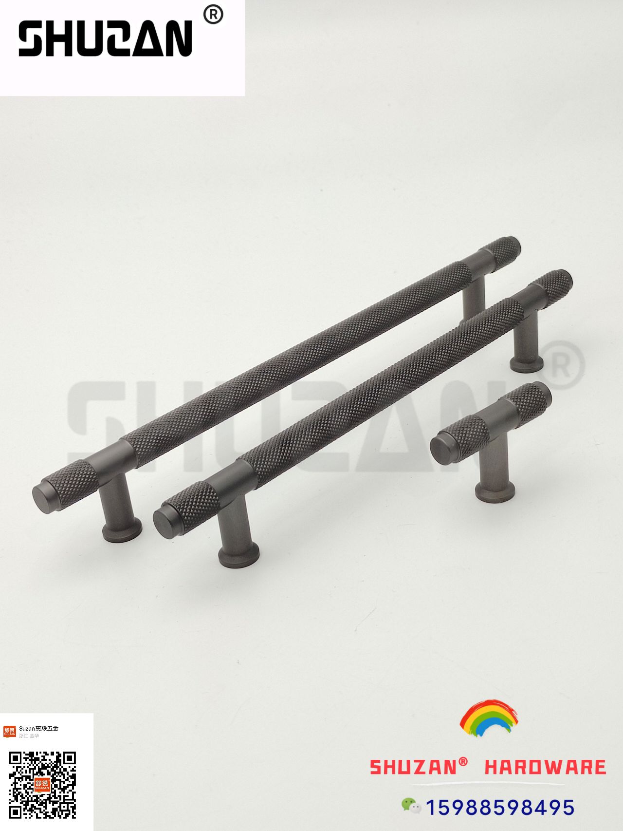 The black threaded cabinet door handle offers an excellent grip. The bright silver style is sturdy and durable, exclusively for foreign trade Application Scenario