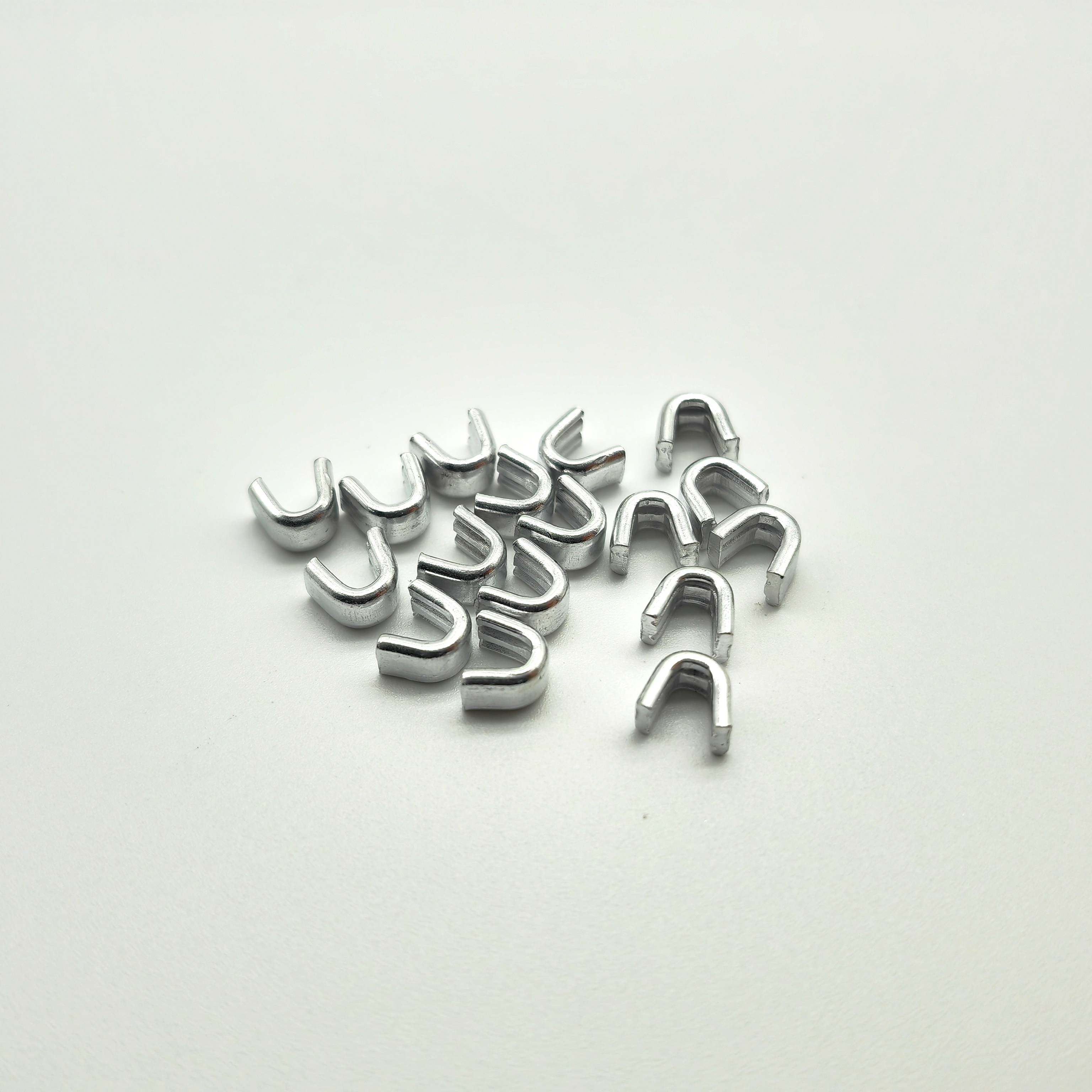 拉链配件/拉链辅料/拉链前后码白底实物图