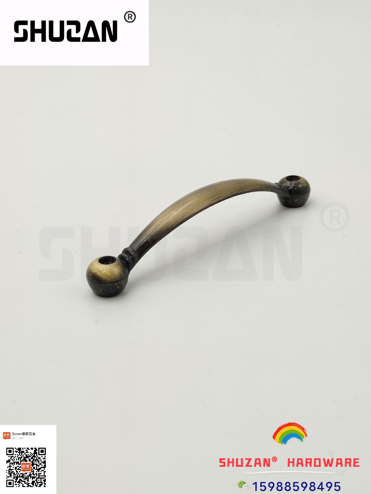 Simple cabinet door and drawer door handles, Shuzan handles, retro and exquisite handles, simple style, sturdy and durable details Picture