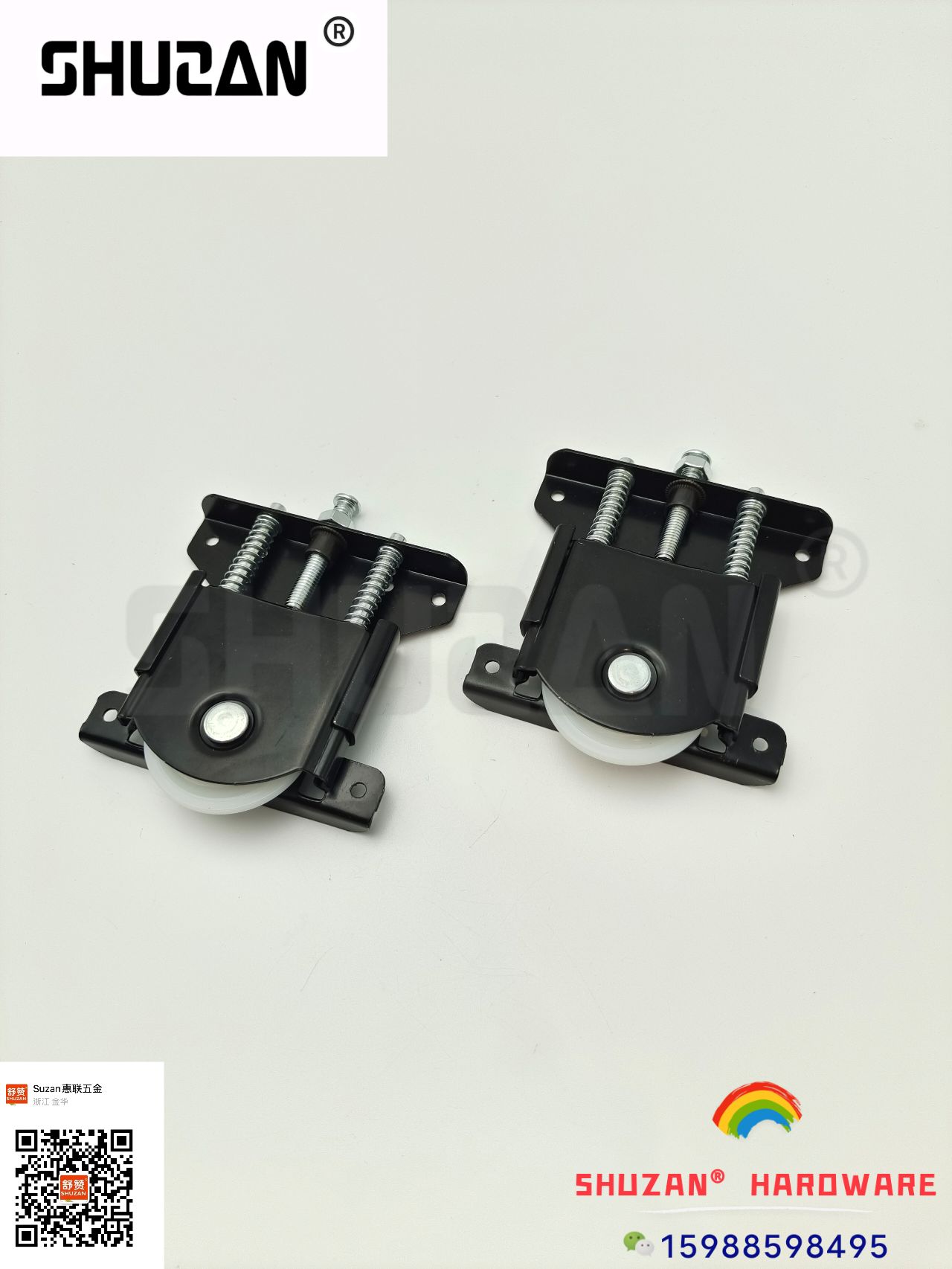 Ruedas de polea de elevación poleas de servicio pesado ruedas de zinc color shuzan estilo muchos particiones push pull shift puerta anti-desmontaje shuzan Specification image