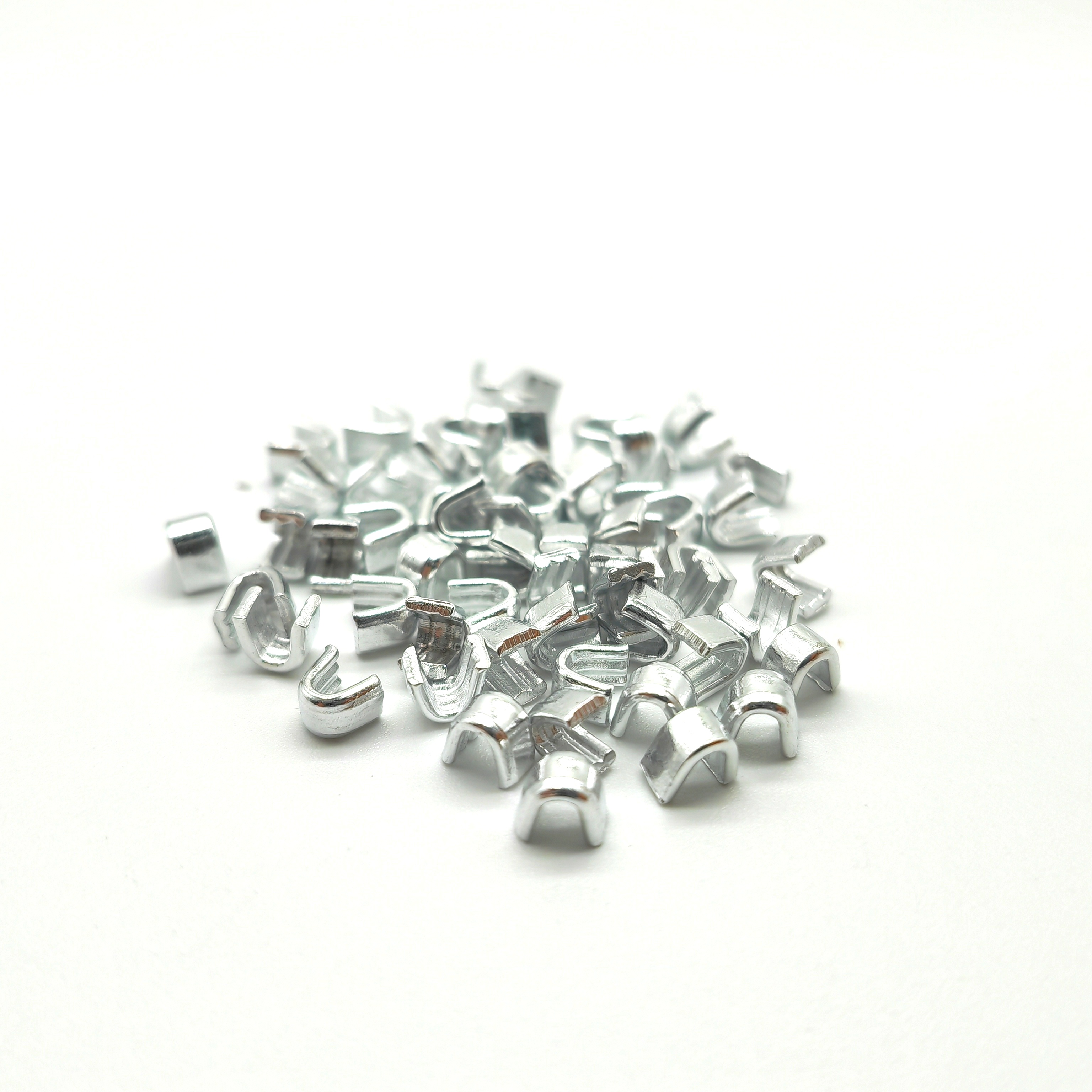 3#5#8#拉链前后码 铝U型前码 金属拉链拉链辅料