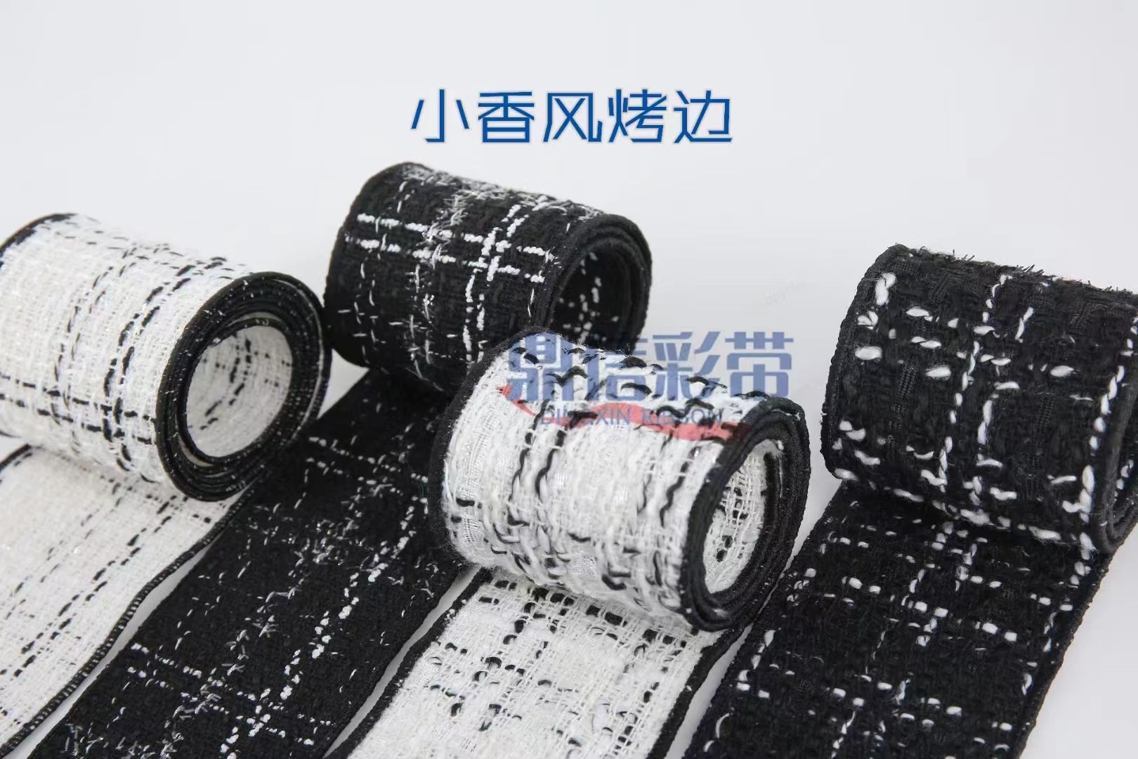 30Y Korean webbing, small chanel-style baked edge fabric, DIY handmade hair accessory materials, packaging ribbons, webbing fabric strips, clothing, bags, shoes and hats accessories, bows, autumn and winter woolen hair accessories, hair clips accessories, decoration Application Scenario