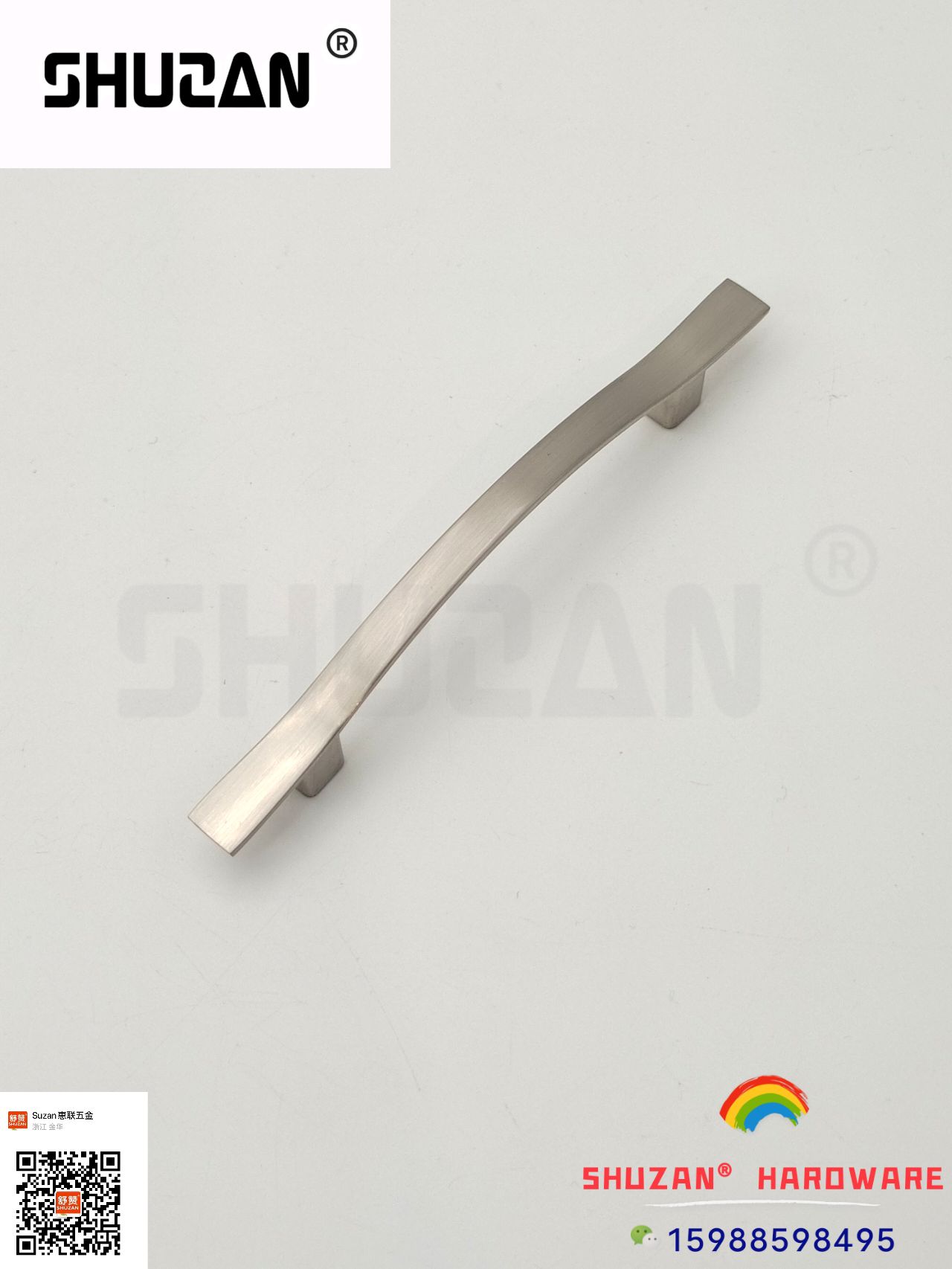 橱柜门抽屉门拉手 银色精品拉手 亮银款式 坚固耐用 舒赞拉手