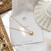 A niche and cold style pearl necklace for women's summer collarbone chain, a light luxury and elegant pendant that doesn't fade, a light luxury and retro Valentine's Day details Picture