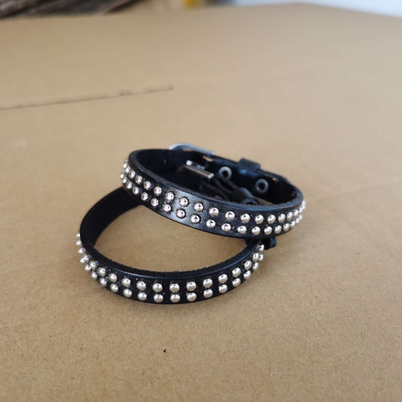 复古皮手链，皮手链888朋克风牛批手环手链民族风欧美风出口外贸街拍同款