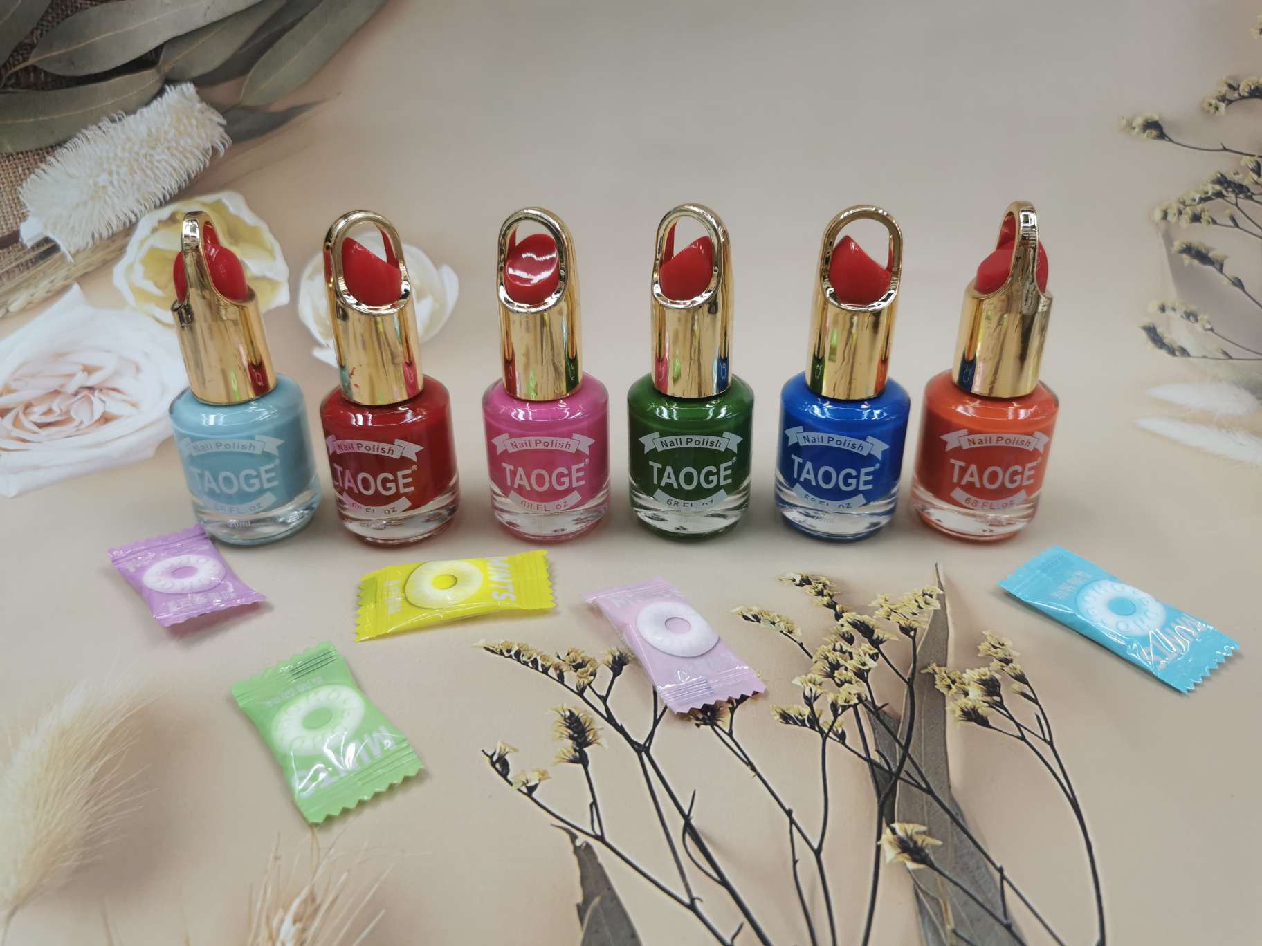 Lipstick Cover Oily Nail Polish Quick Dry Nail Polish Wholesale details Picture