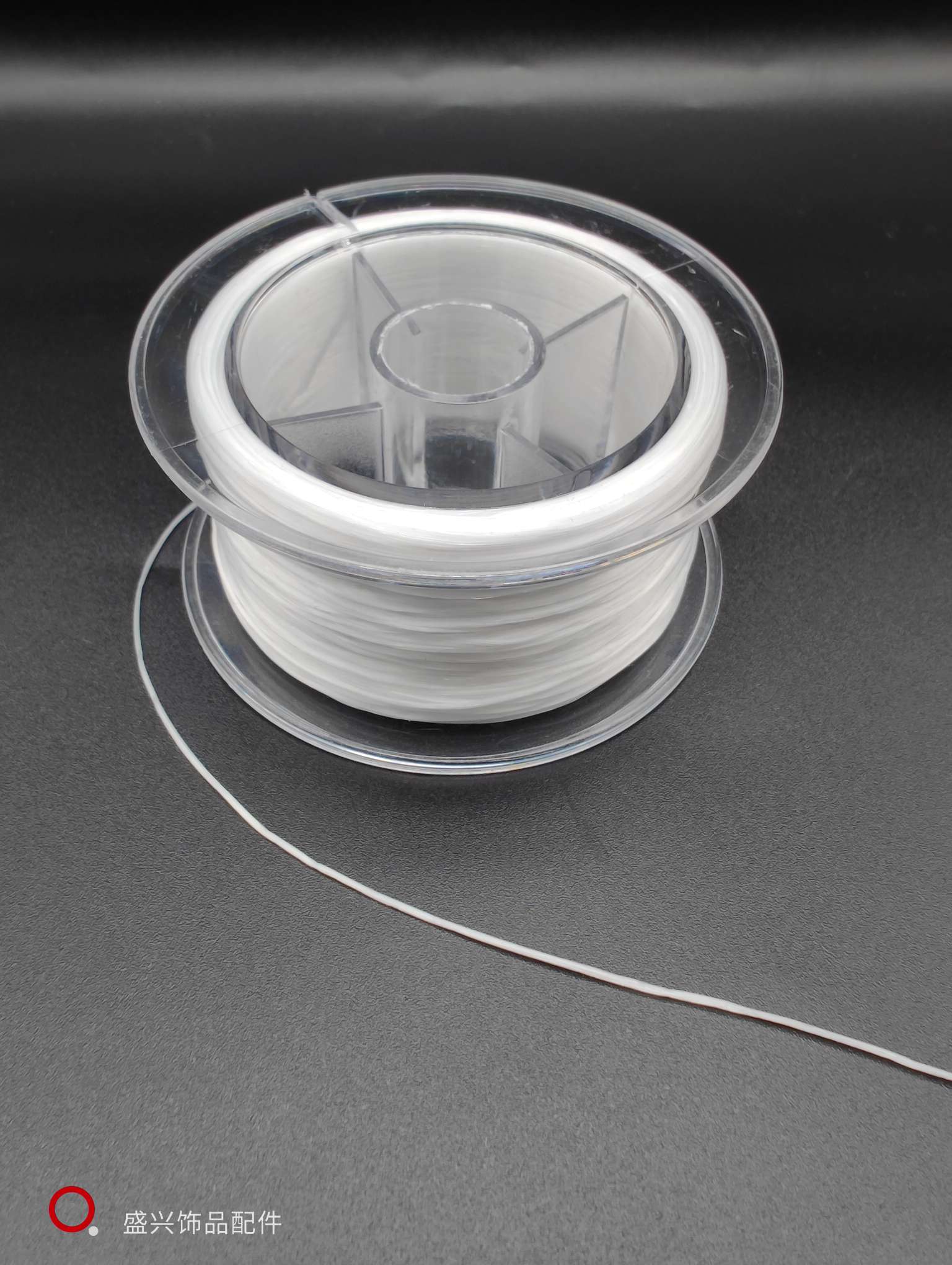 0.6 Imported elastic string in white