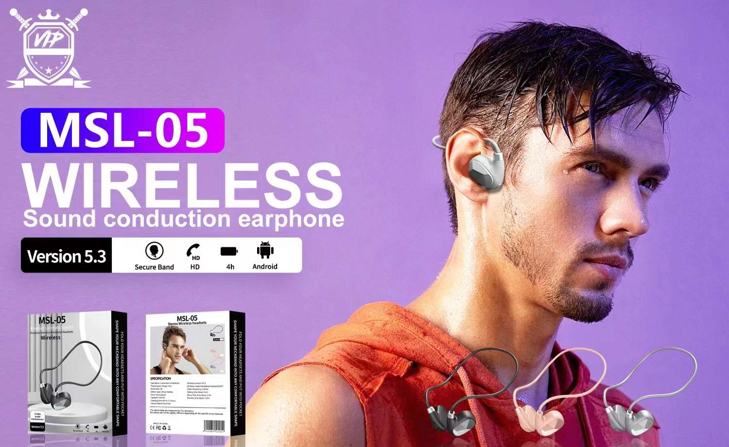 Guangdong soge marca de conducción ósea bluetooth auriculares detail image 9