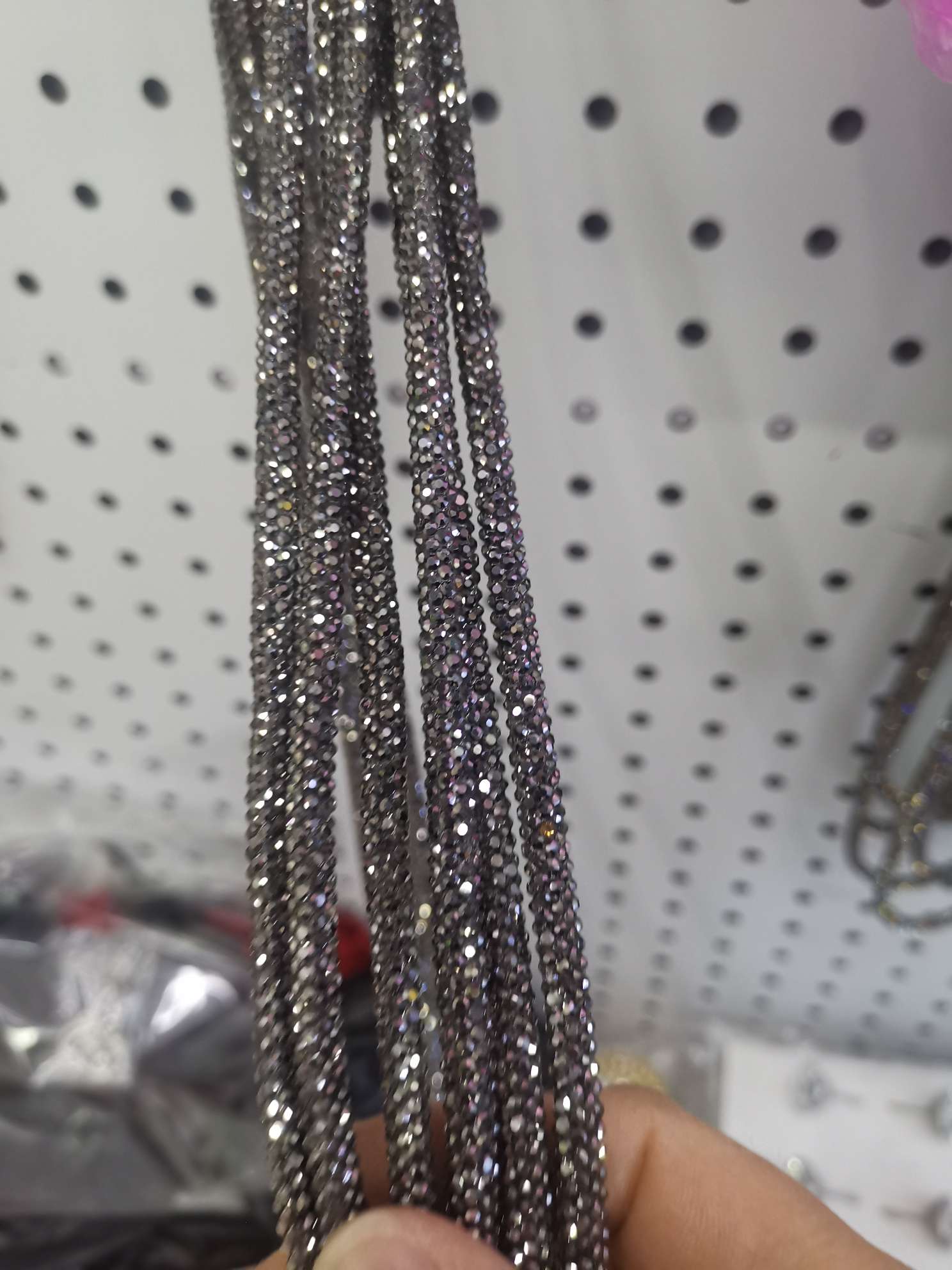 抽绳亮钻/箱包配件/鞋服装饰产品图