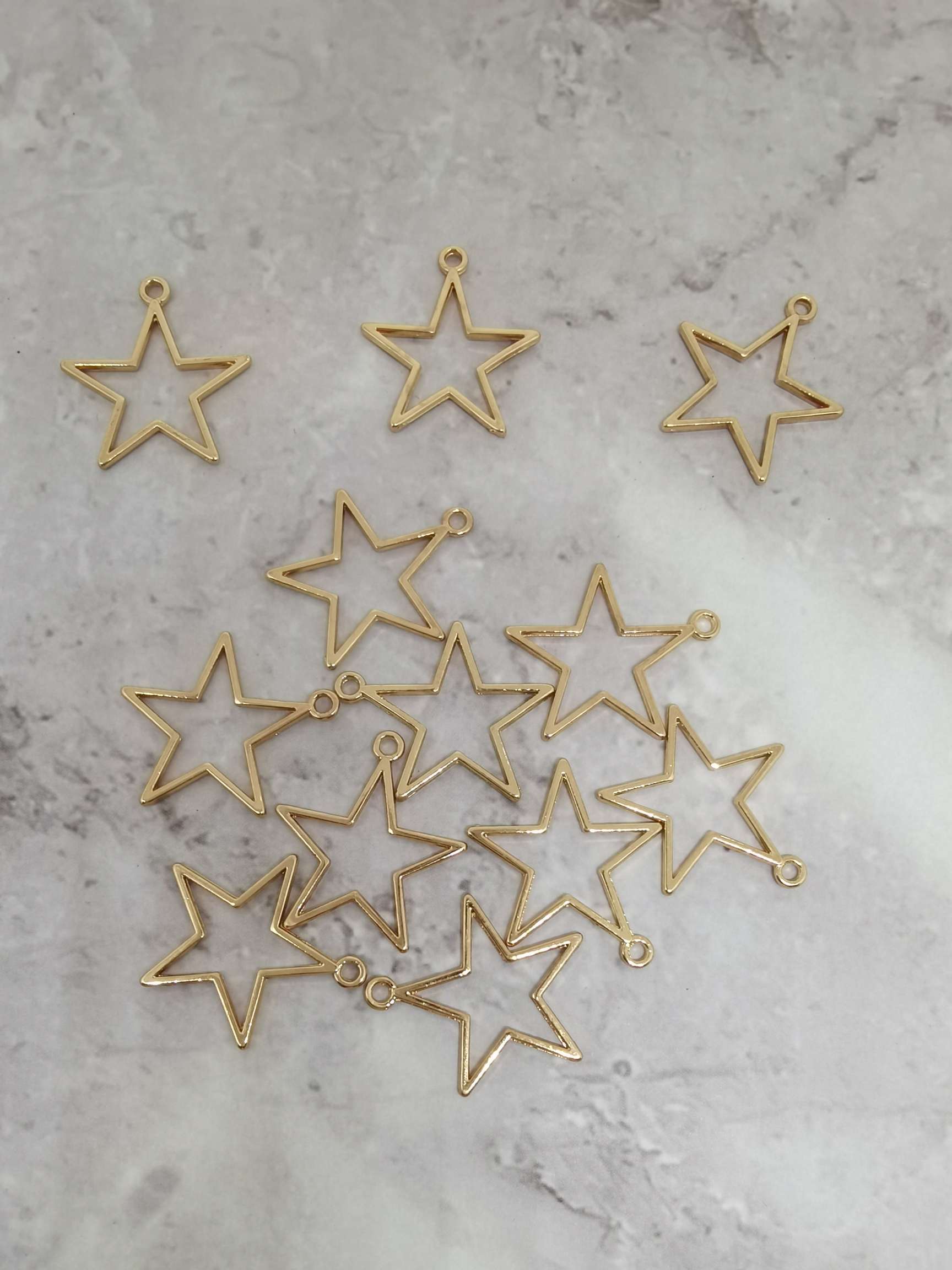 Korean version multiple geometric hollowed-out pendants 11 Item Picture