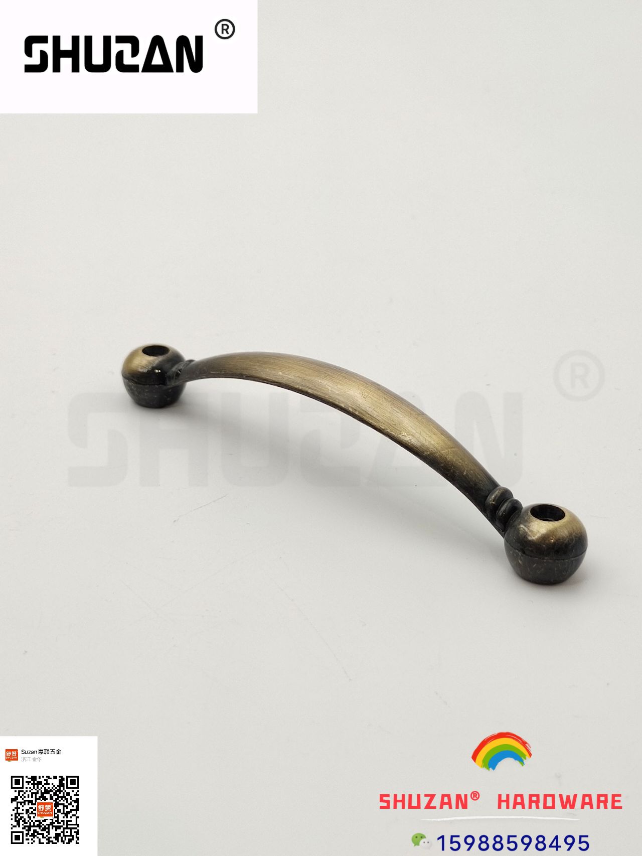 Simple cabinet door and drawer door handles, Shuzan handles, retro and exquisite handles, simple style, sturdy and durable Specification image