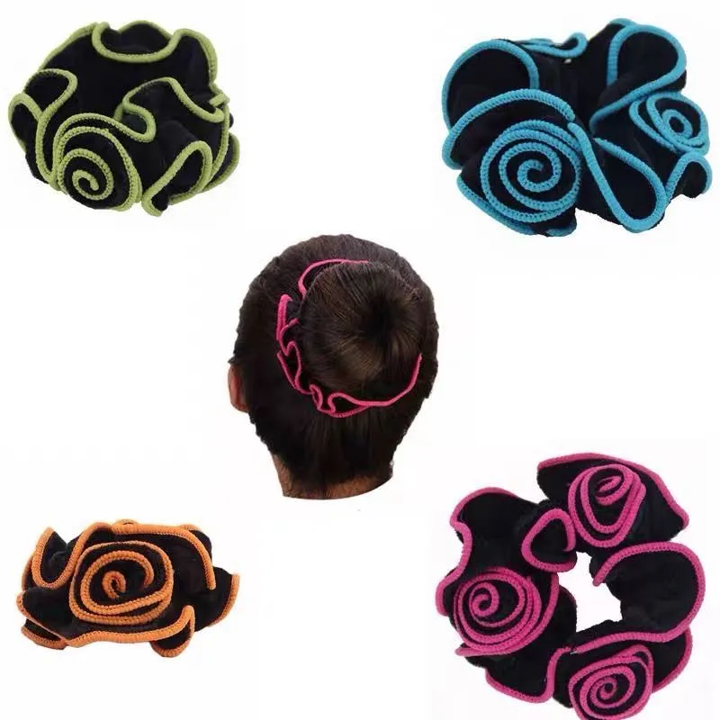 Cute fabric hair bands, hair bands, leather bands, tulle, elegant high-elasticity updo, simple basic hair ties, hair bands, hair ties, hair accessories, hair accessories
