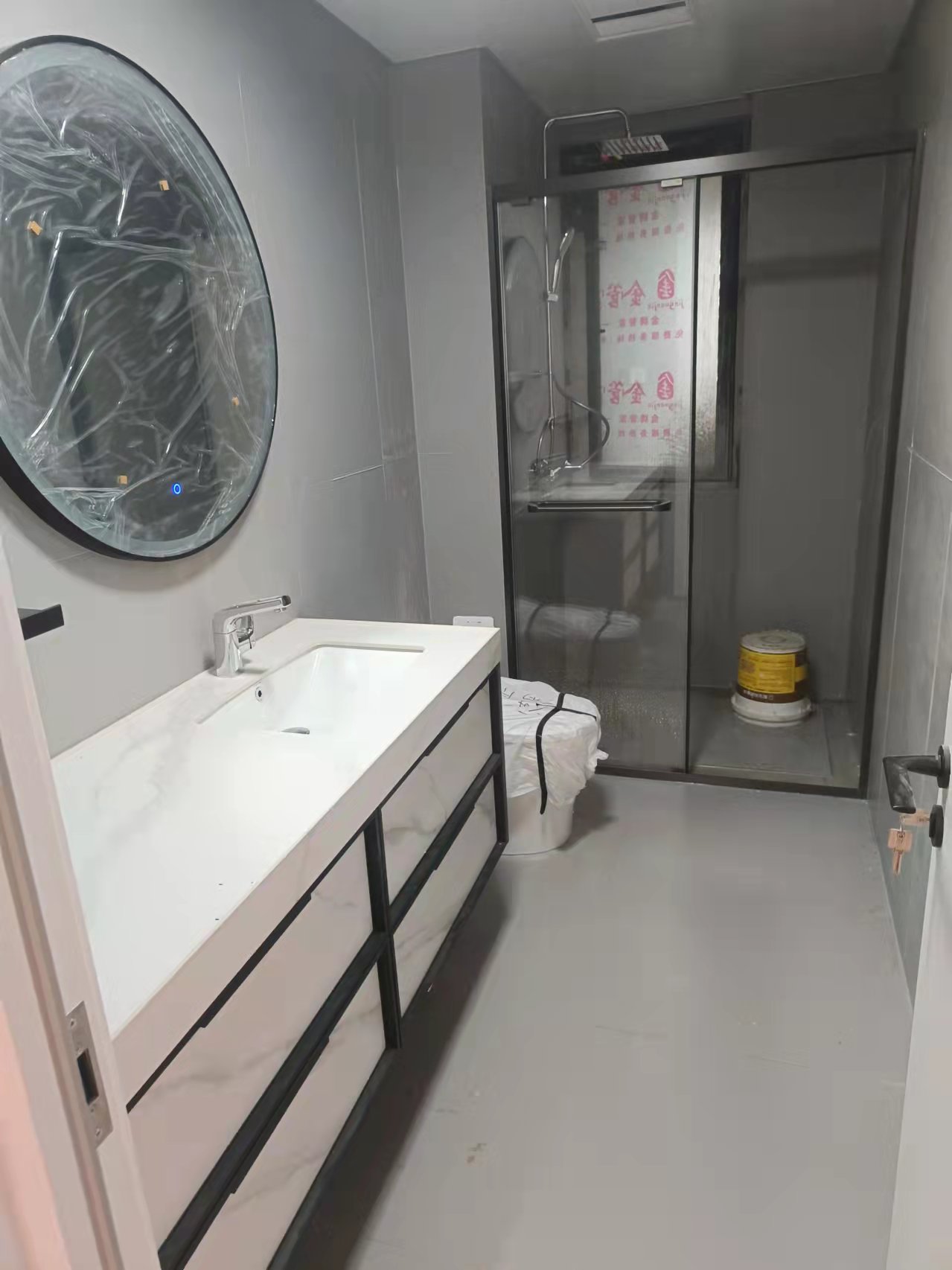 Fanrong Building Materials Purifan Star River Series bathroom cabinet 1 meter details Picture