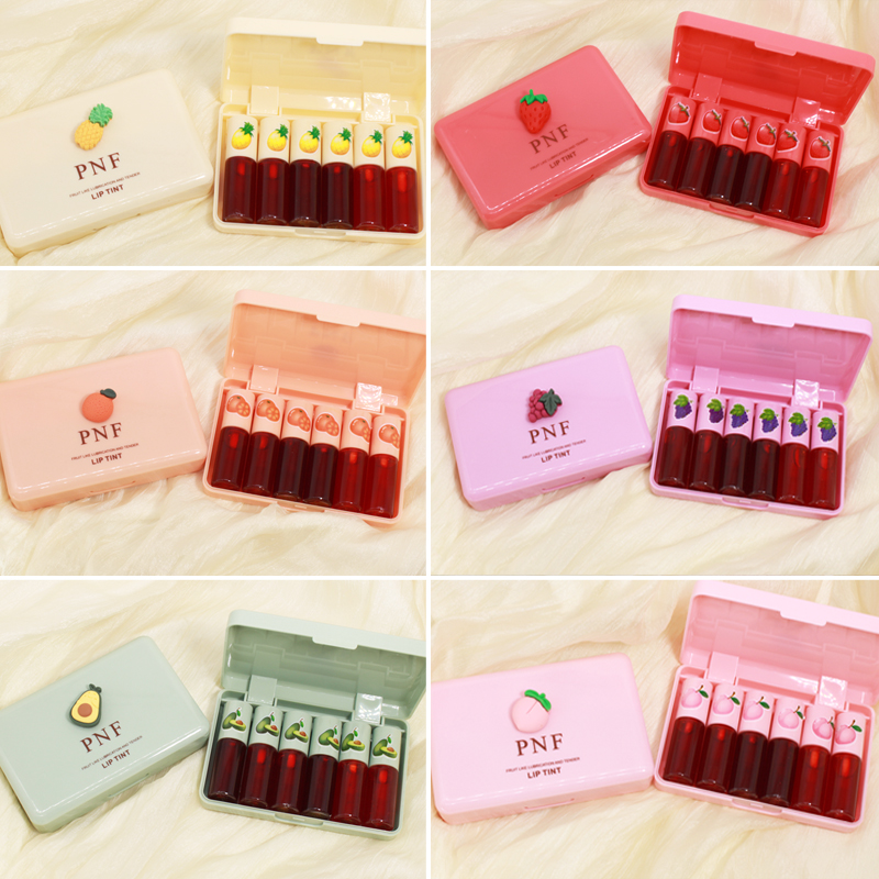 6支装硬盒口红水PNF  LIP TINT