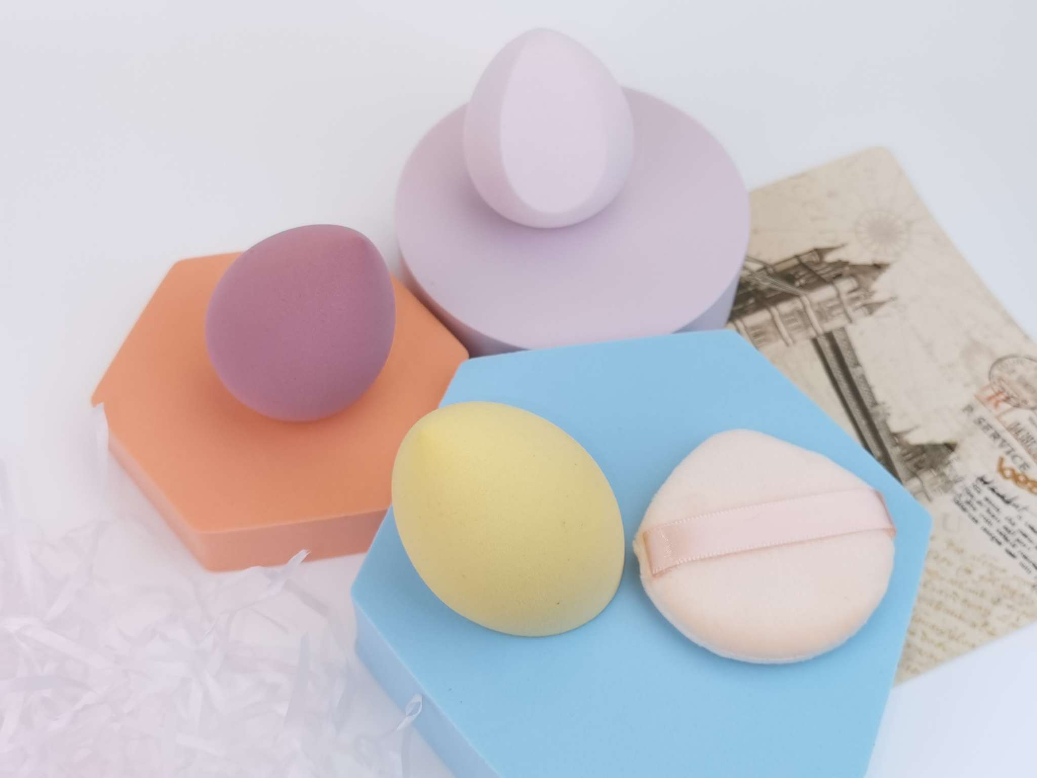 Four sets of PVC3+1 cushion beauty eggs pic 7