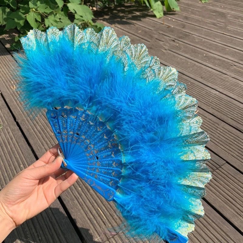 Lolita nuevo clásico abanicos plegables influencers estilo retro baile qipao pasarela abanicos de la corte fada chica abanicos de plumas detail image 5