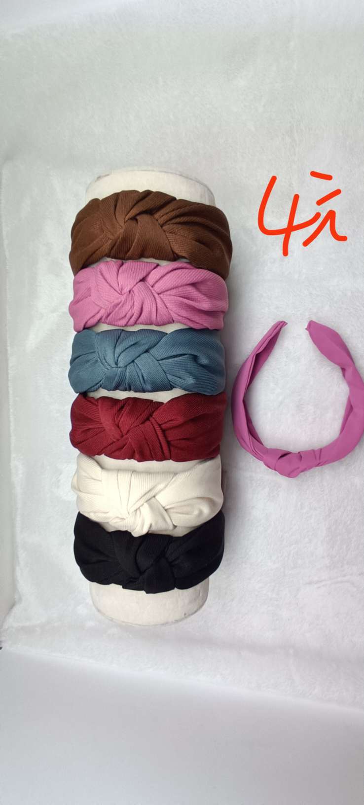 Diagonal Fabric Knotted Head Buckle full figure