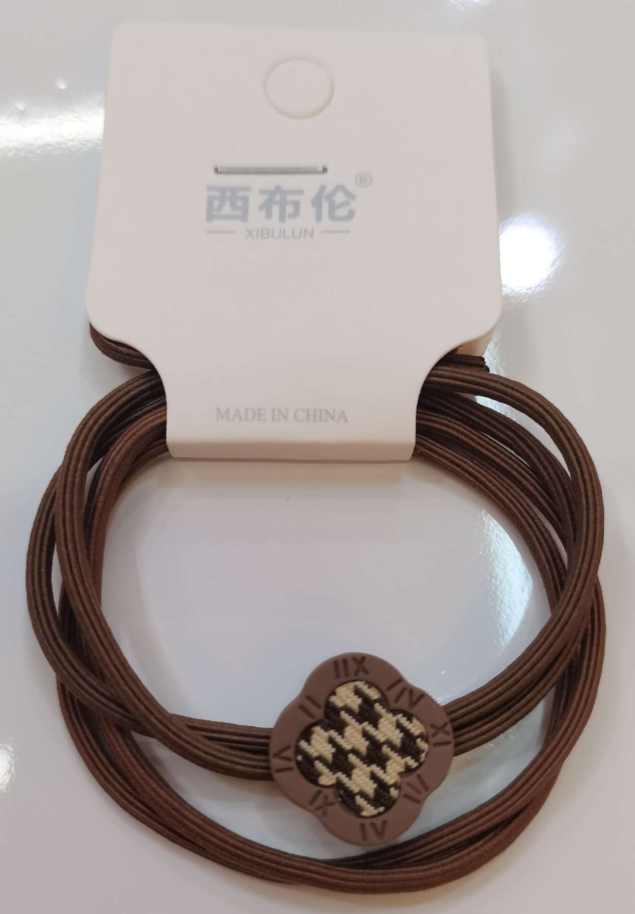 【西布伦饰品】皮筋 成人精品 网络爆款 尼龙合金配件 粗绳皮筋 高档大气 外贸专供 合金尼龙发绳 网络优品