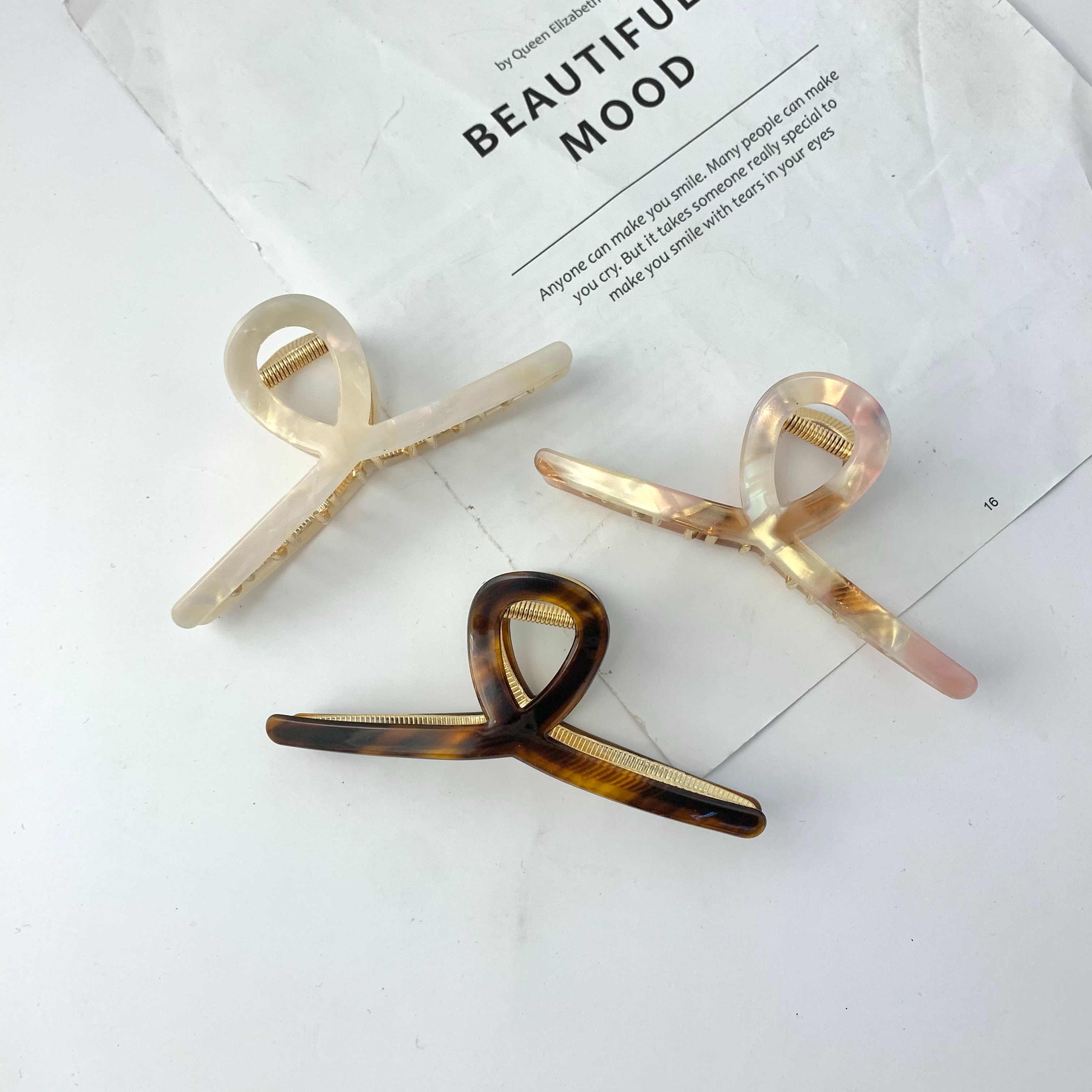 合金抓夹/醋酸鲨鱼夹/衣架抓夹细节图