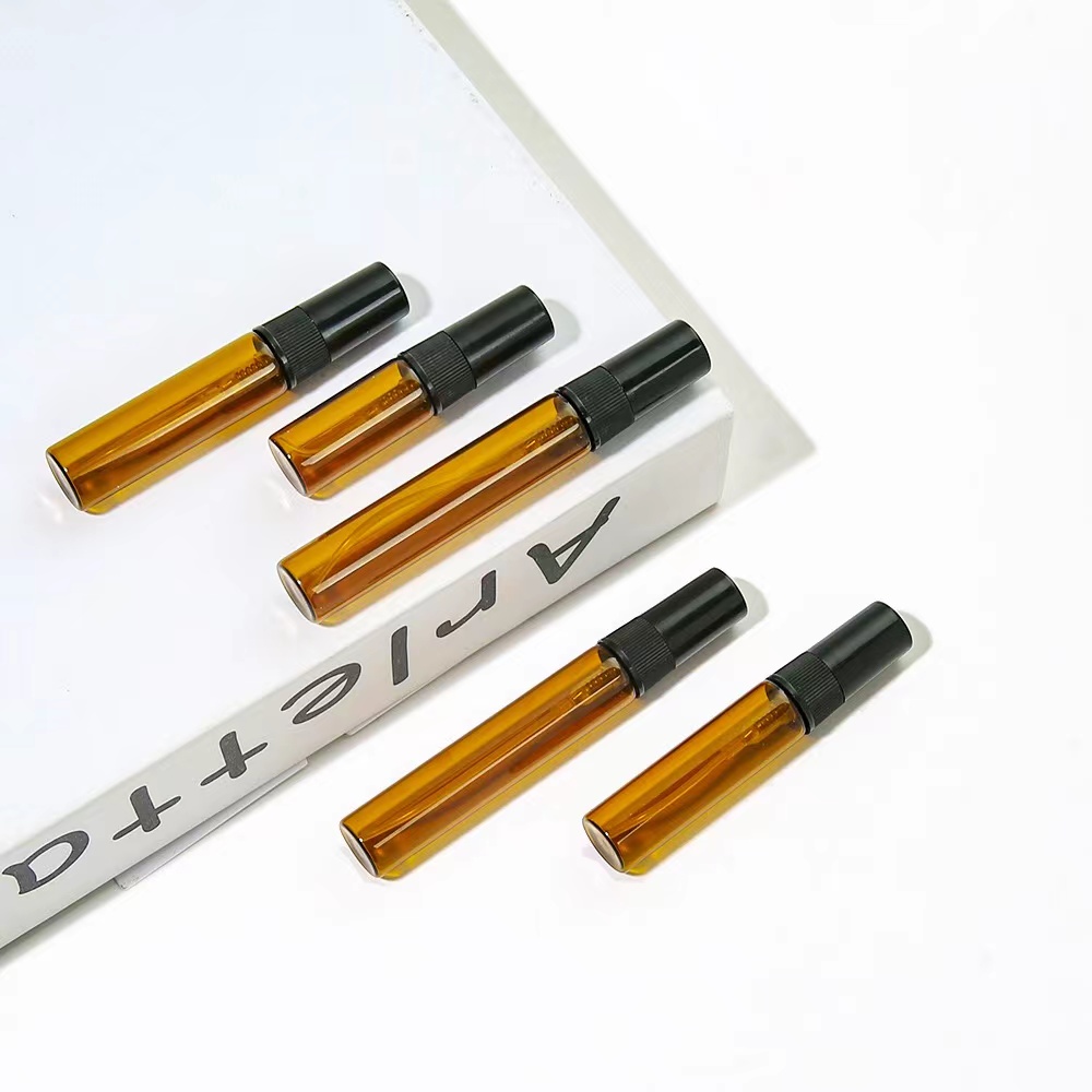 3ml-10ml棕色拉管瓶 12#塑料黑色喷头 详情图3