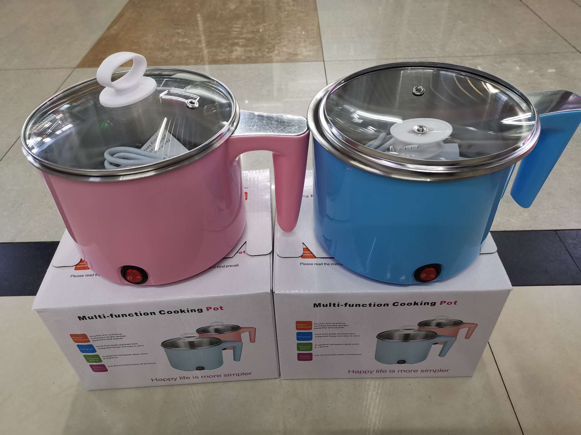 电热锅多功能电煮锅迷你小电锅电炒锅煮面锅家用小火锅学生宿舍锅详情图11