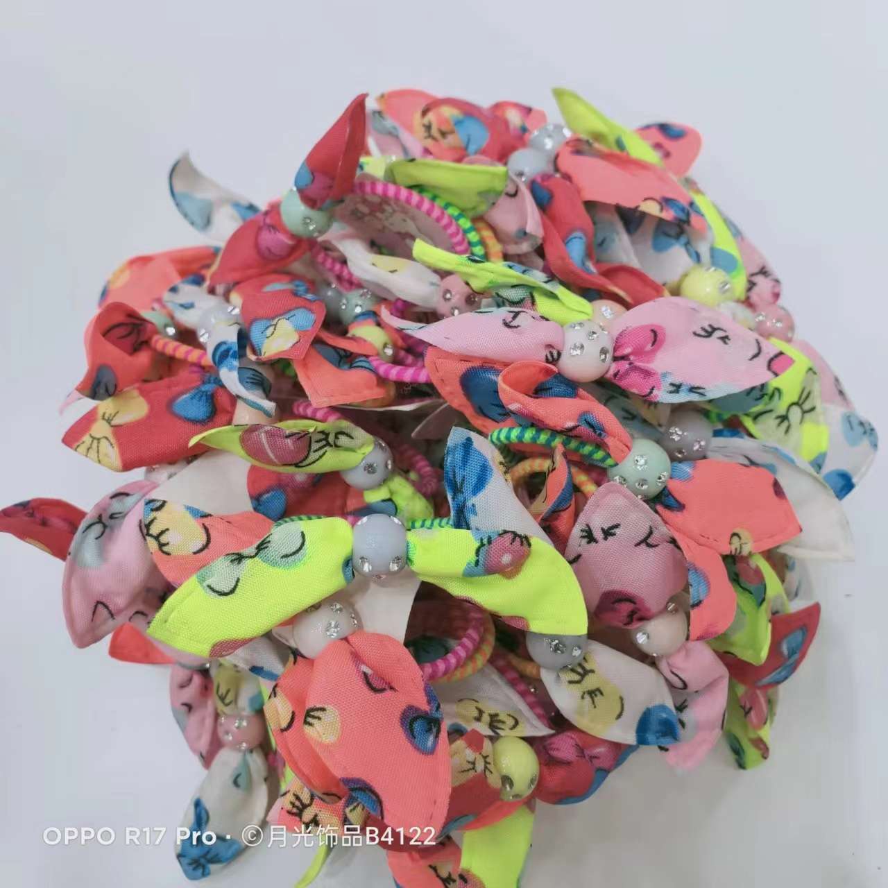 Korean popular children's bow tie, hair band, hair tie and leather band headwear detail image 3
