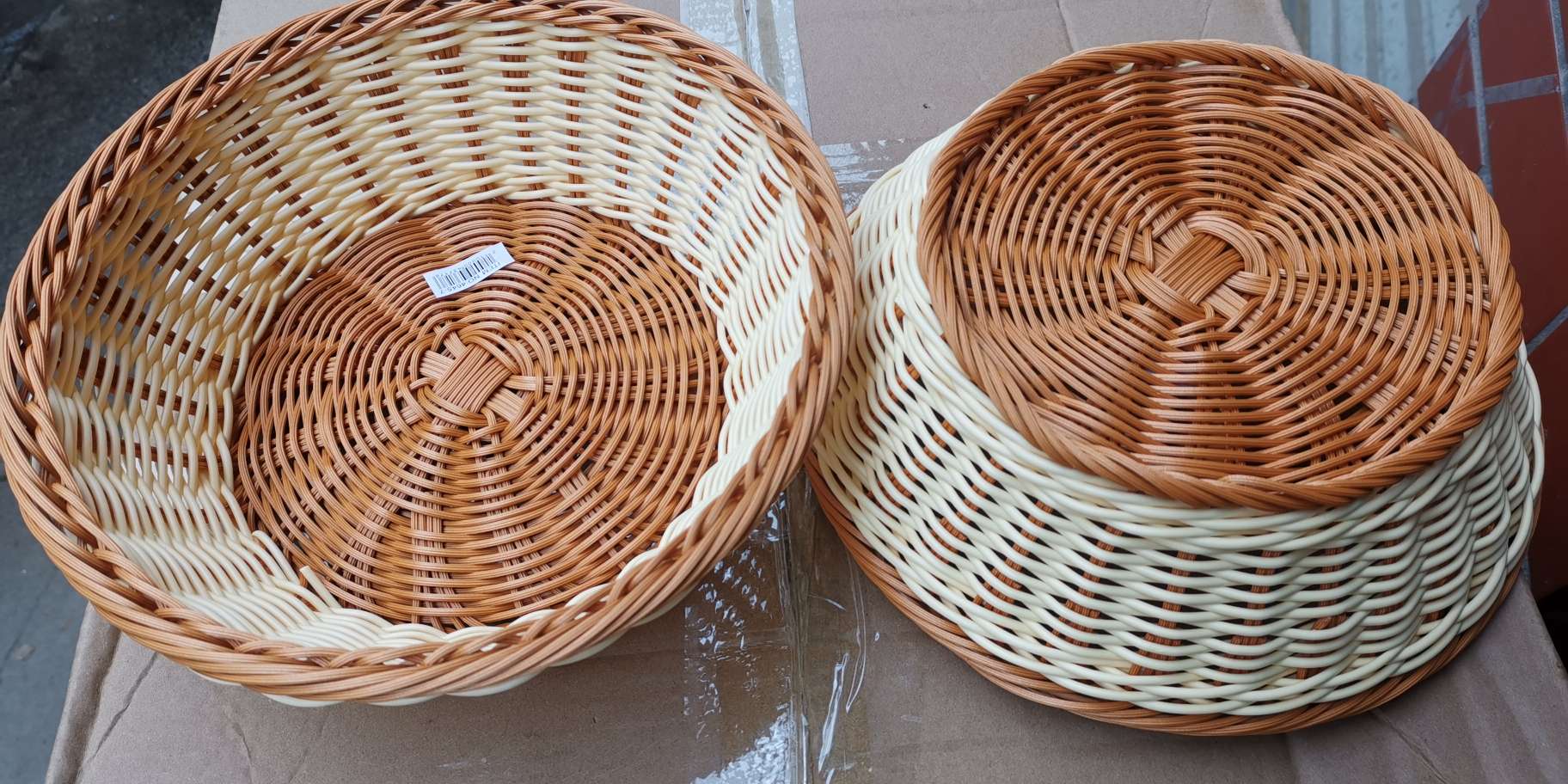 元型彩色干色盆，元型塑料盆，元型塑料通盆详情图2