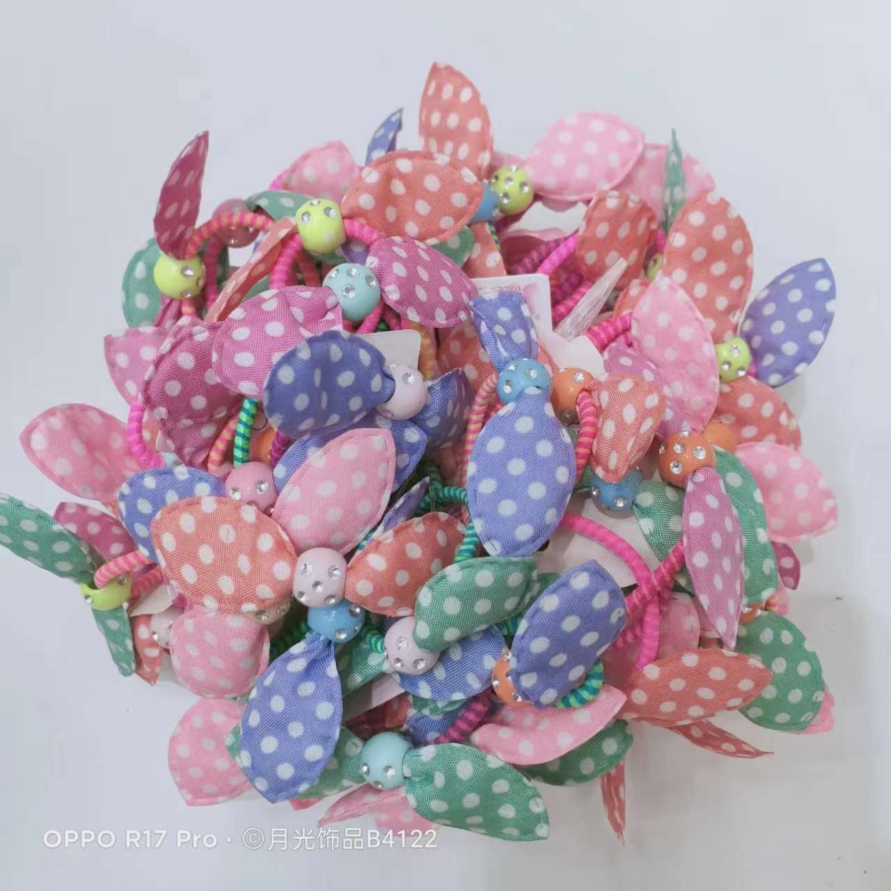 Korean popular children's bow tie, hair band, hair tie and leather band headwear details Picture